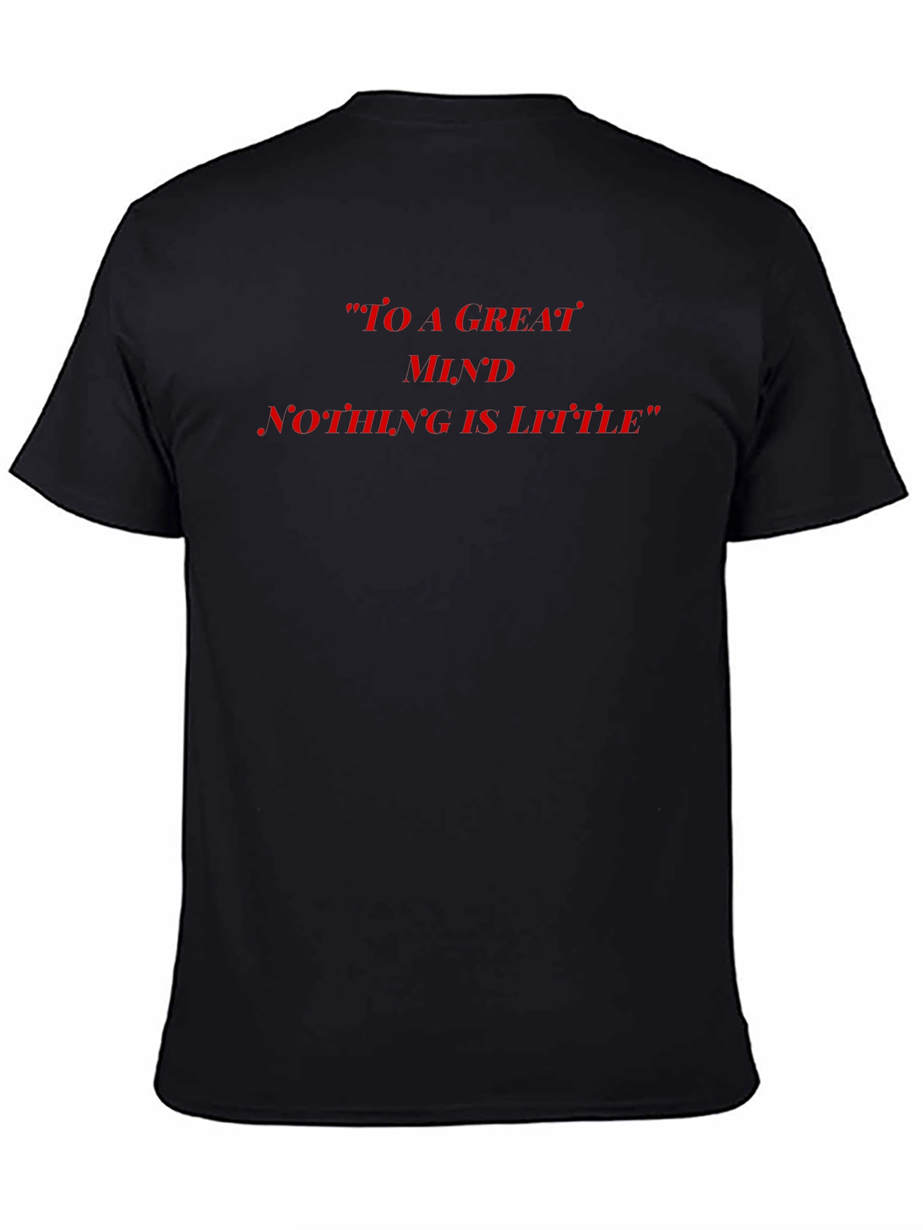 Inspirational Quote Graphic Tee - Black - 4