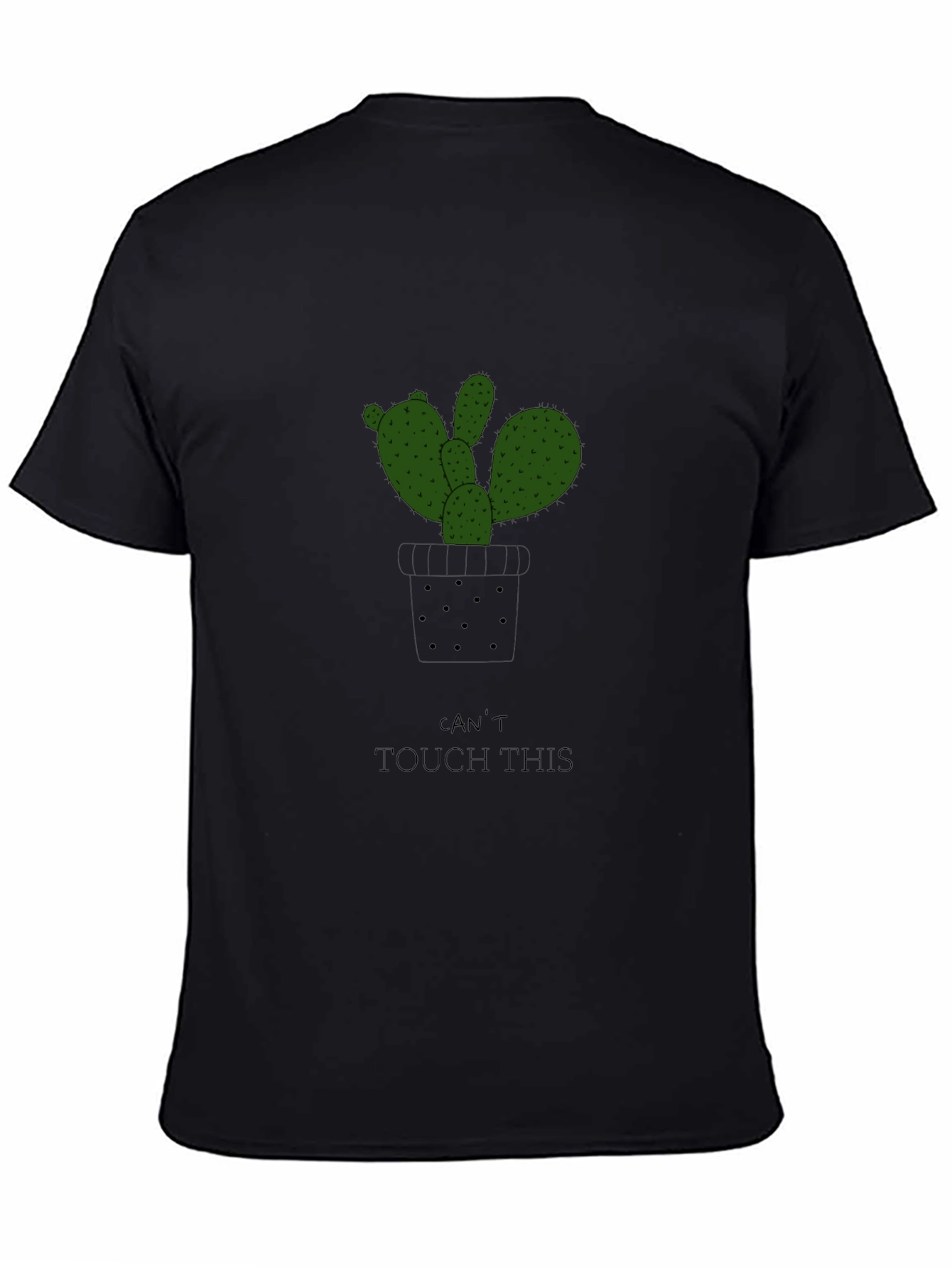 Black Cactus Graphic Tee - Can't Touch This view 4