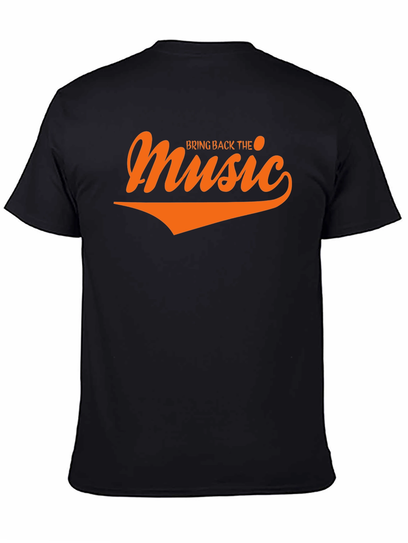 Black Bring Back The Music Graphic Tee view 4