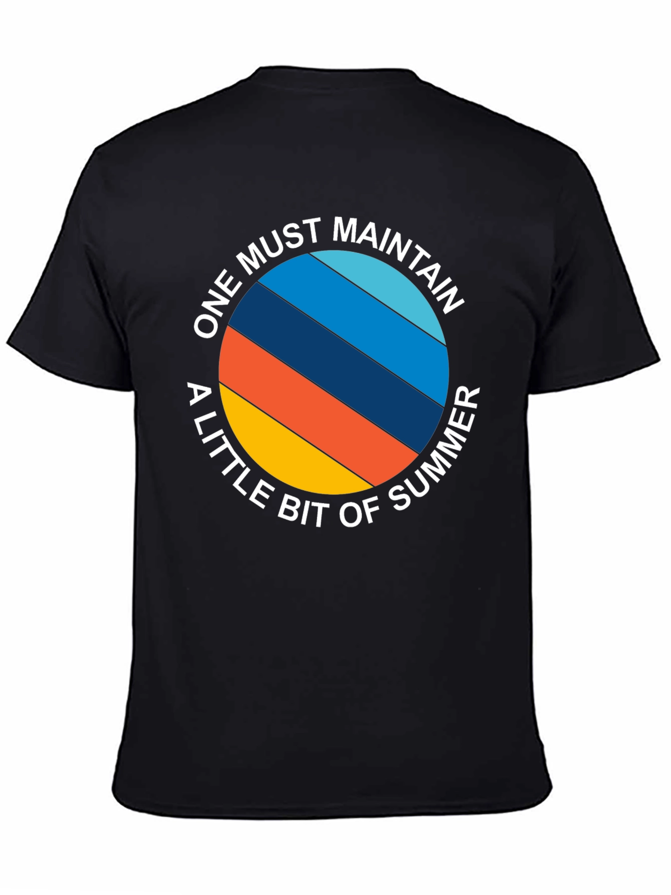 Black Maintain Summer Black T-Shirt view 4