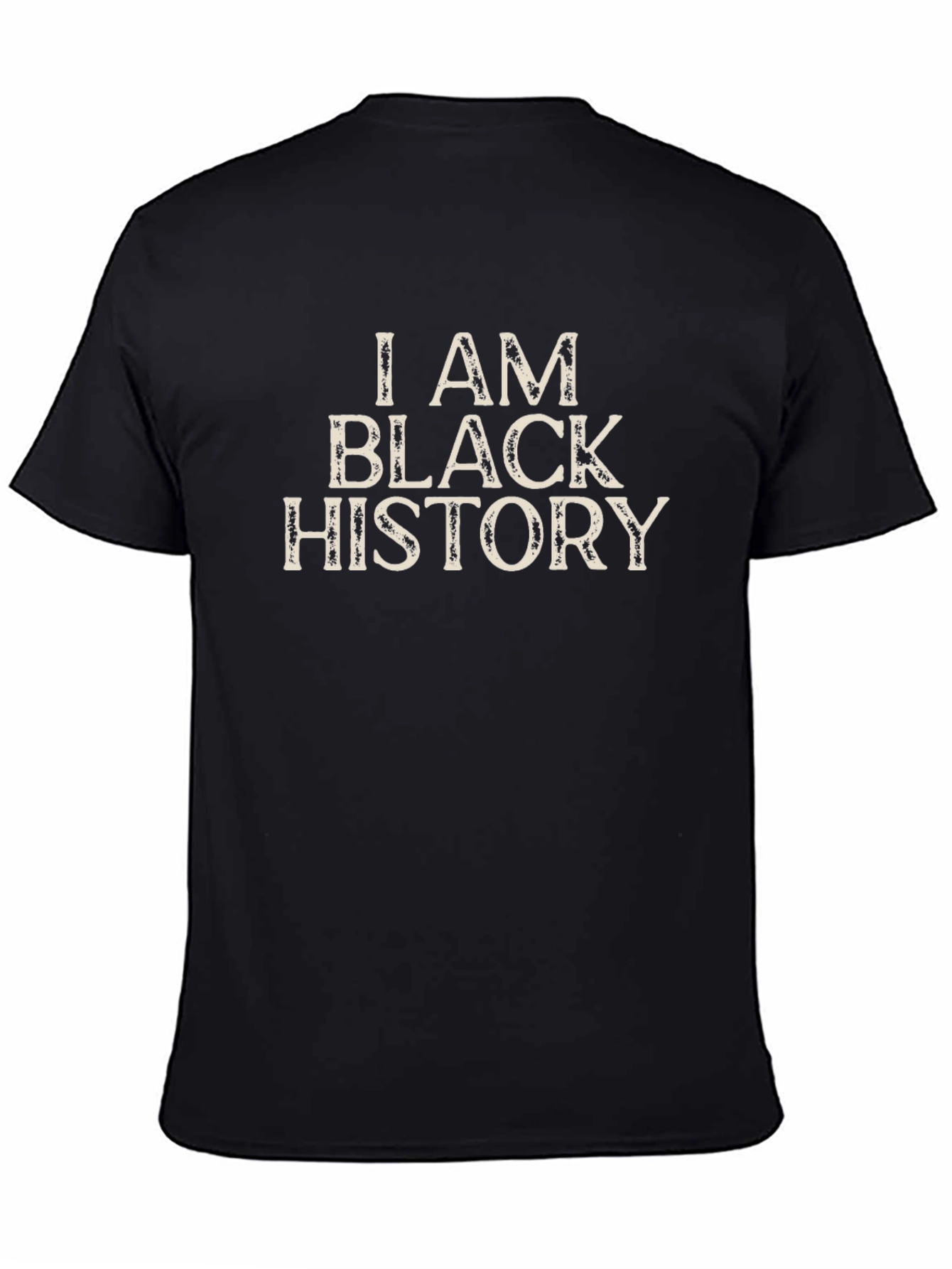 Black I AM BLACK HISTORY T-Shirt view 4