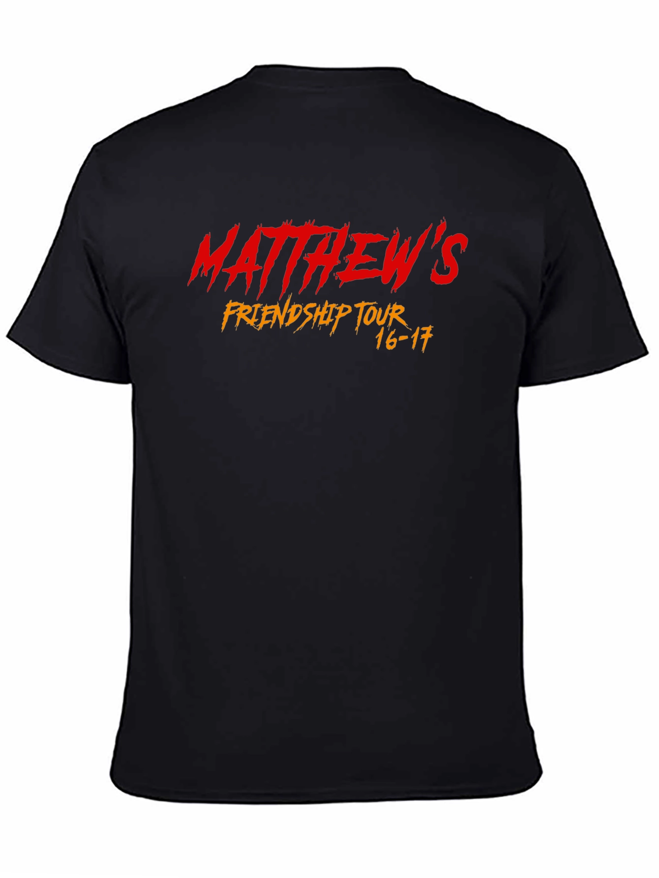 Black Matthew's Friendship Tour T-Shirt view 4