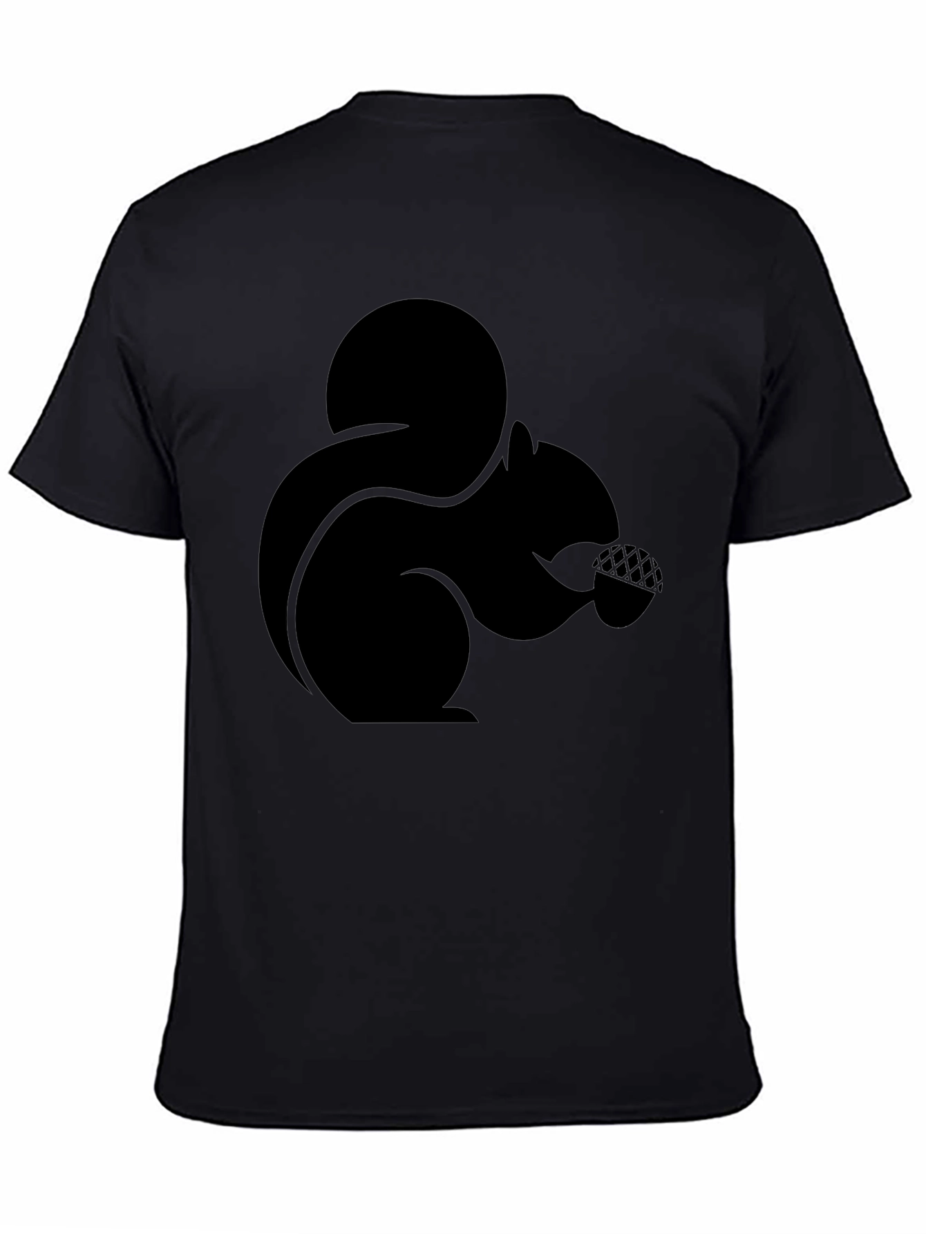 Black Black Squirrel Graphic Tee - Nature Lover's Gift view 4