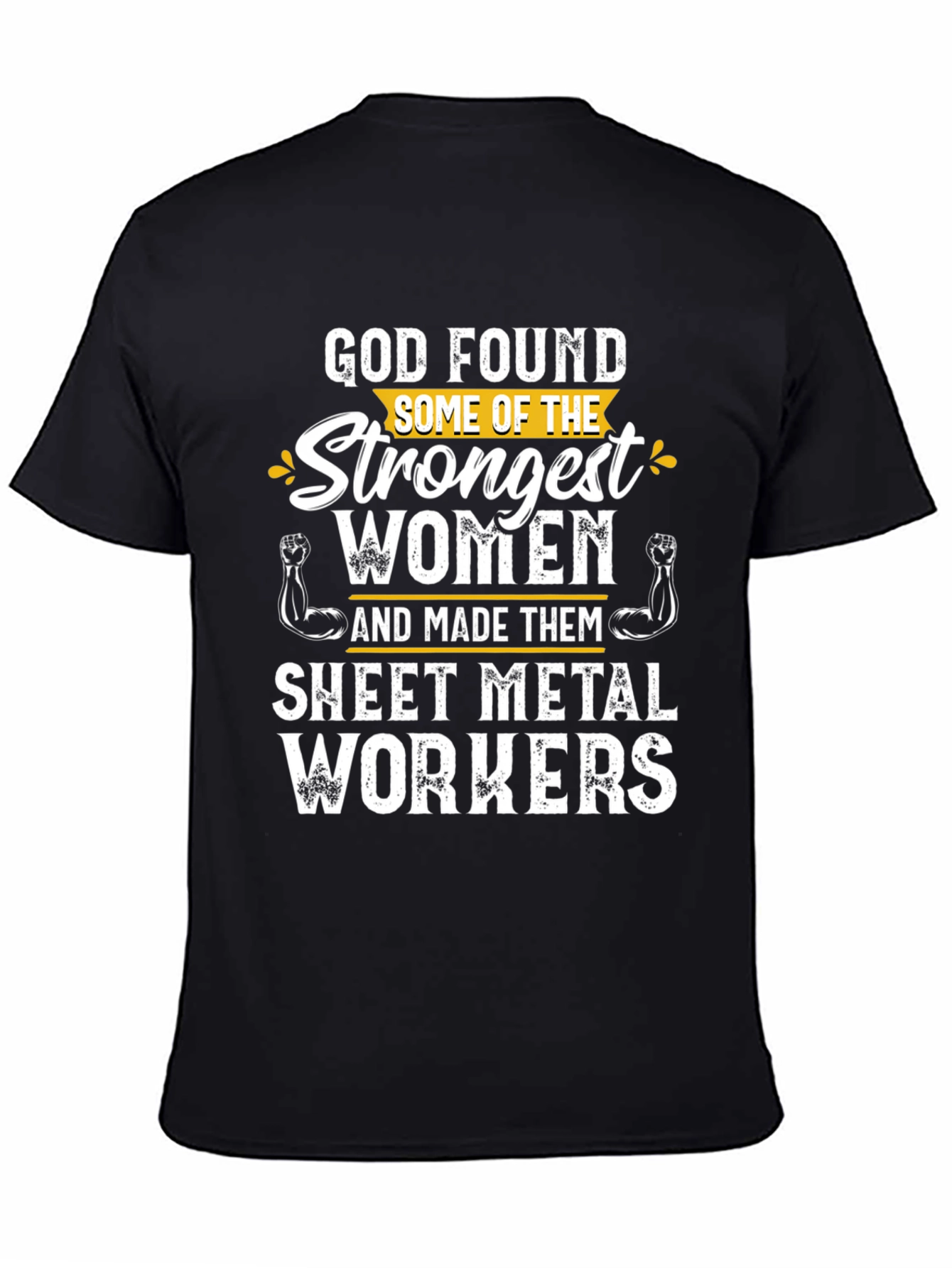 Strong Women Sheet Metal Worker Graphic T-Shirt - 4