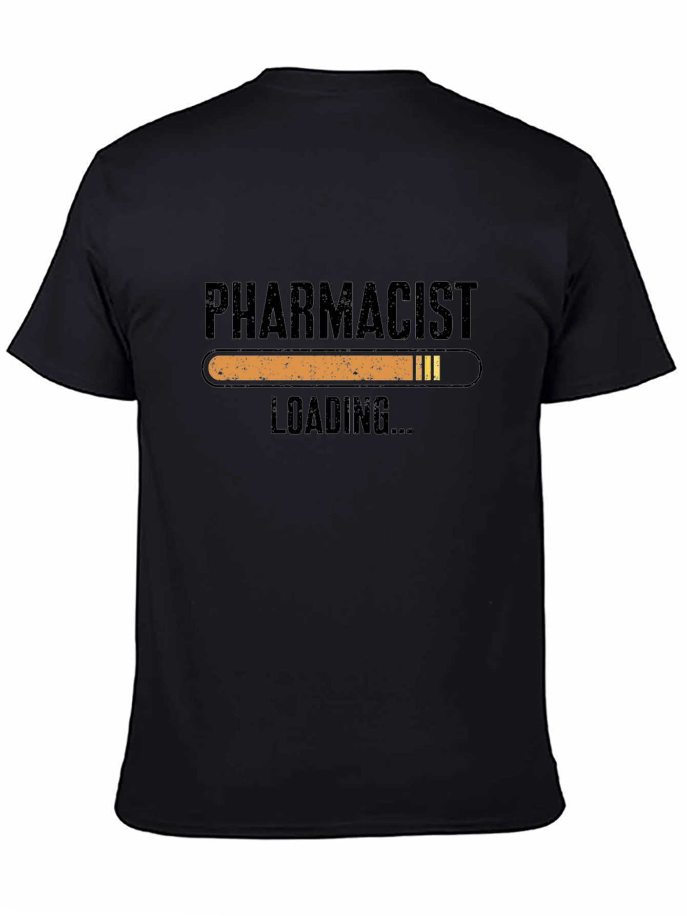 Black Pharmacist Loading T-Shirt | Future Pharmacist Gift view 4