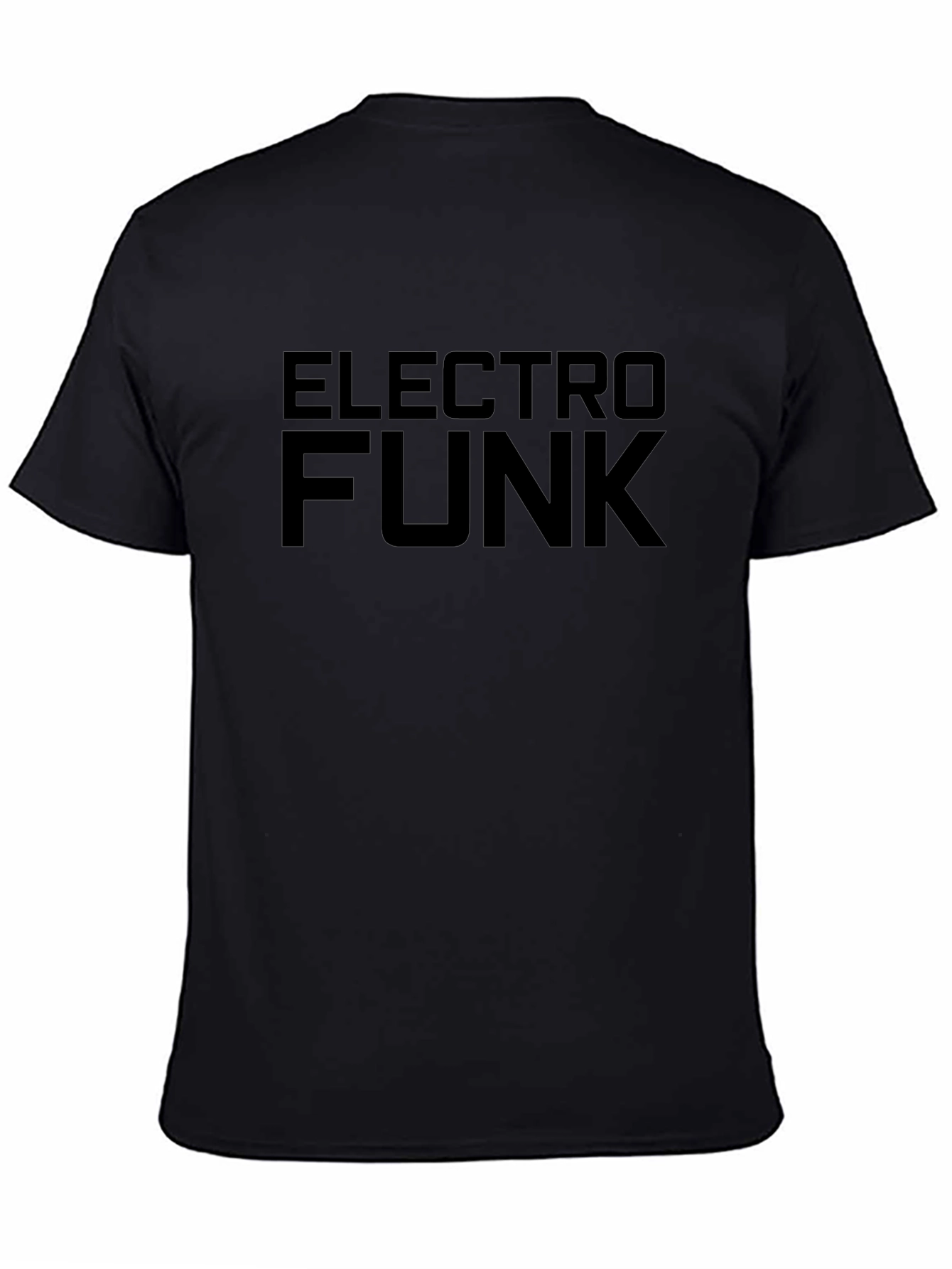 Black Electro Funk Black T-Shirt view 4