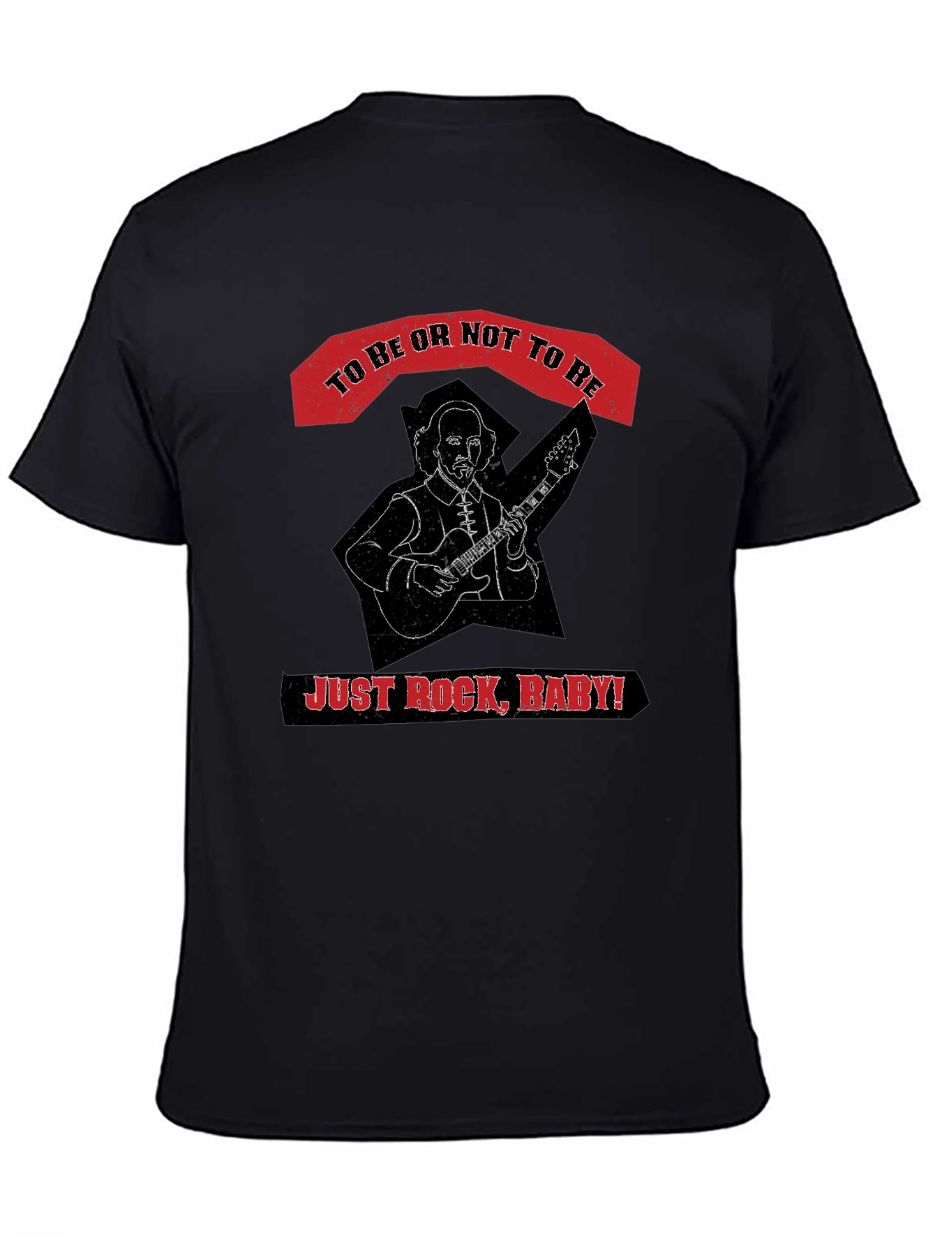 Black To Be or Not to Be Rock T-Shirt view 4