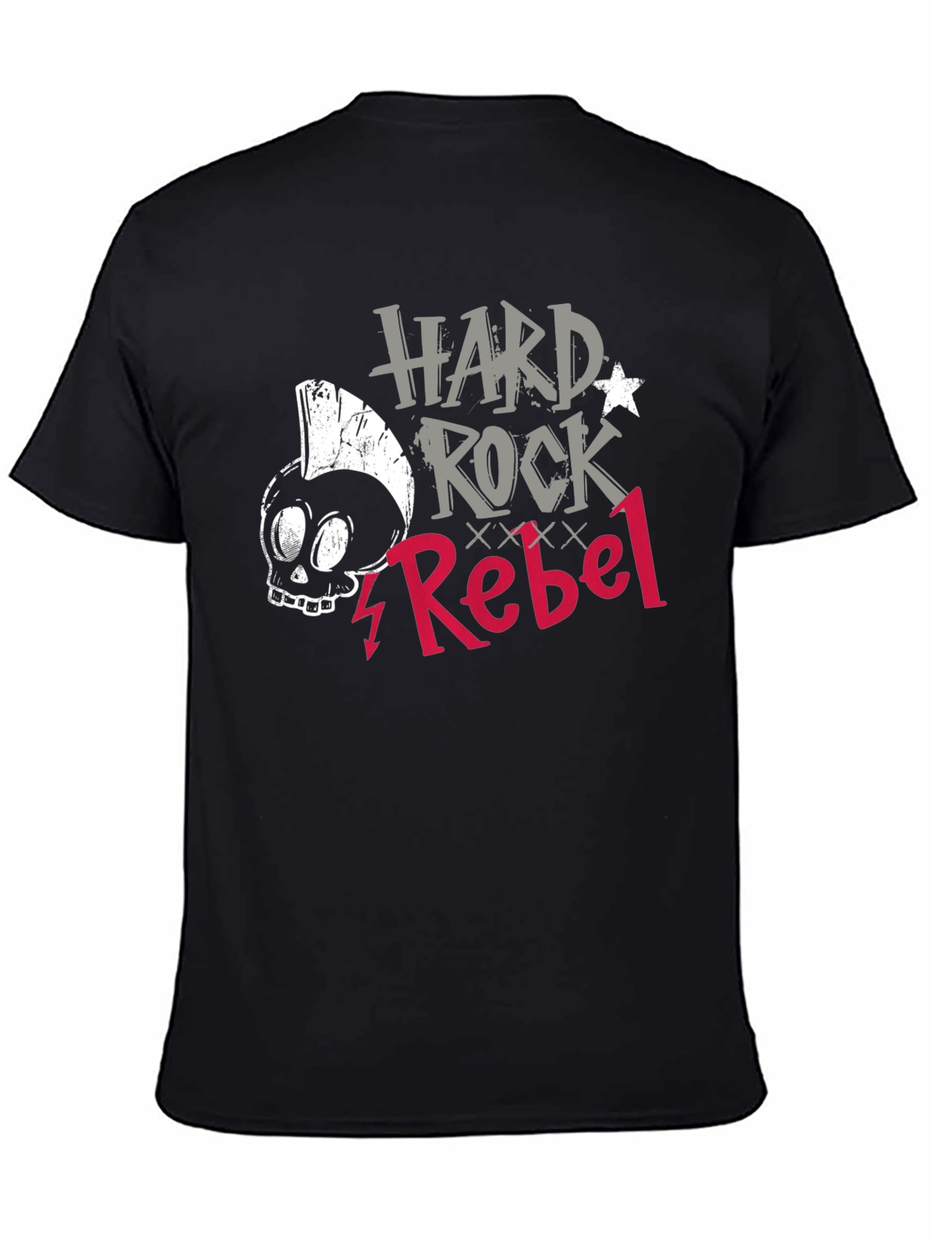 Black Hard Rock Rebel Graphic Black T-Shirt view 4