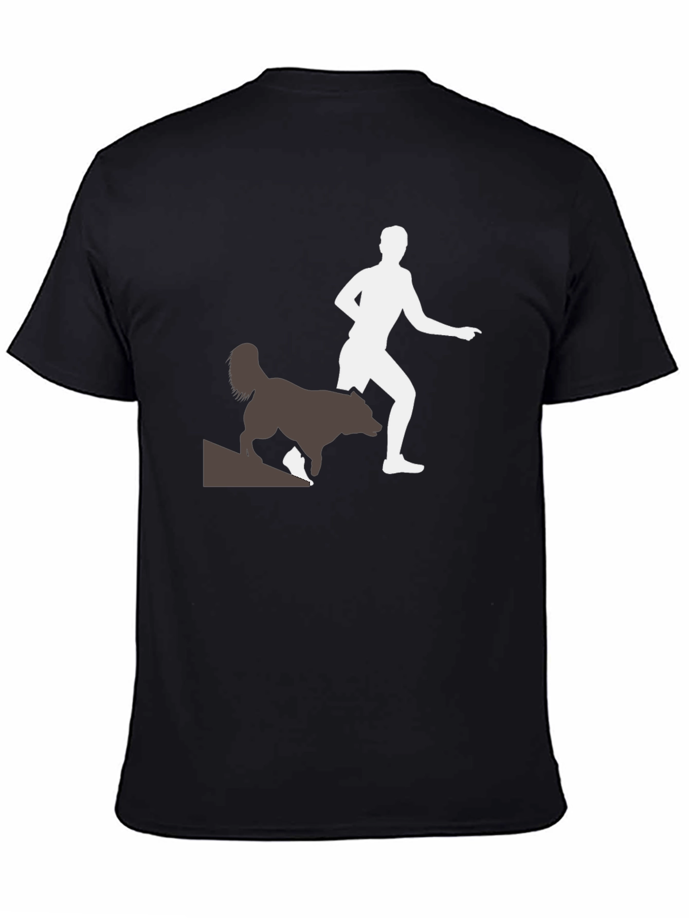 Running with Dogs Tee - Black - 4