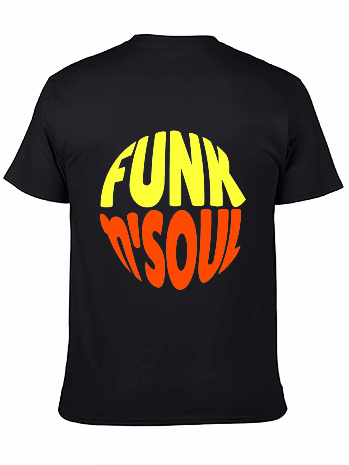 Black Retro Funk 'n' Soul Graphic Tee view 4