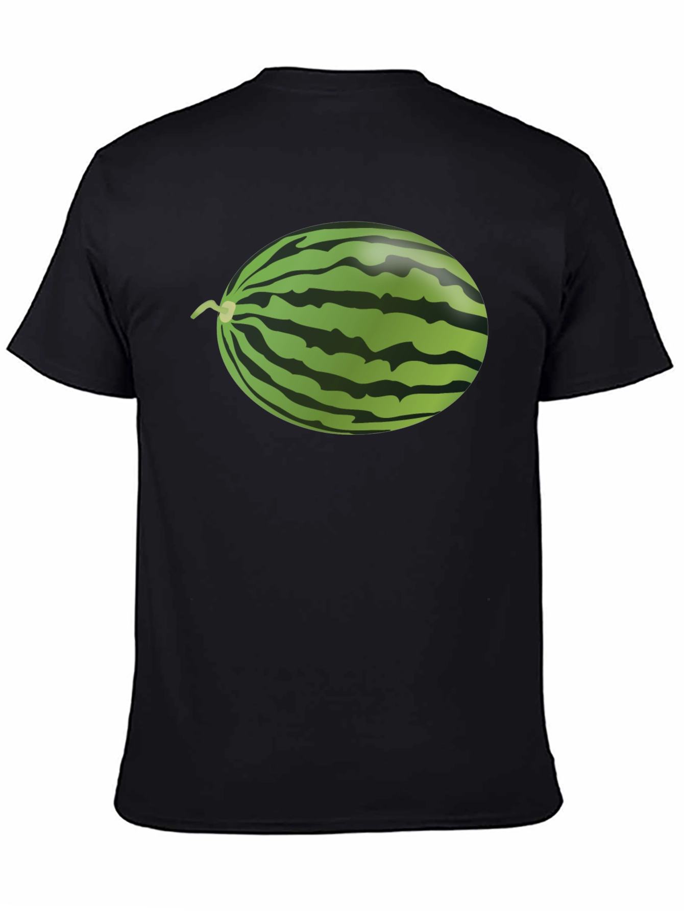 Black Watermelon Graphic T-Shirt - Summer Fun! view 4