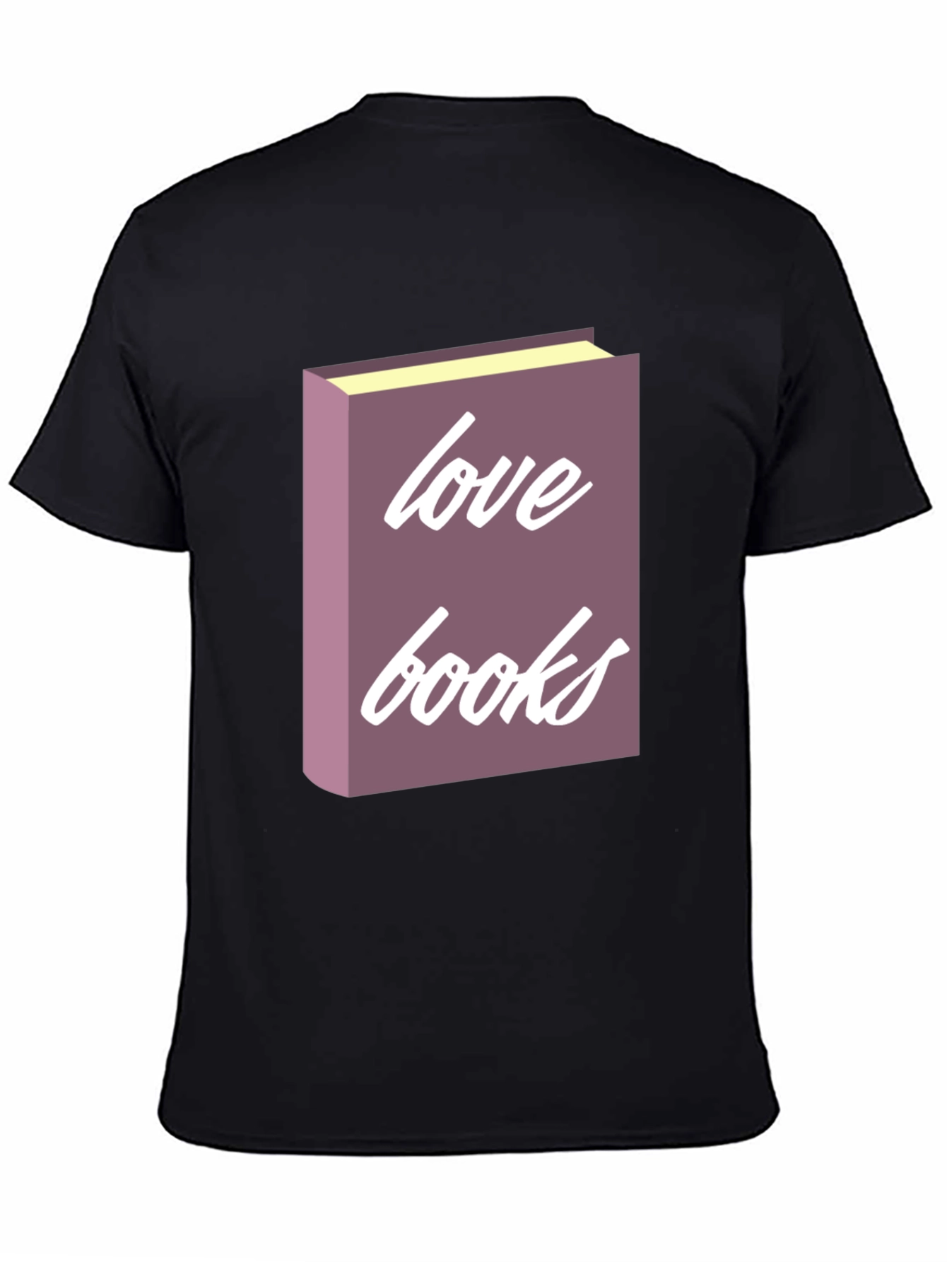 Black Love Books Graphic Tee - Book Lover Shirt view 4