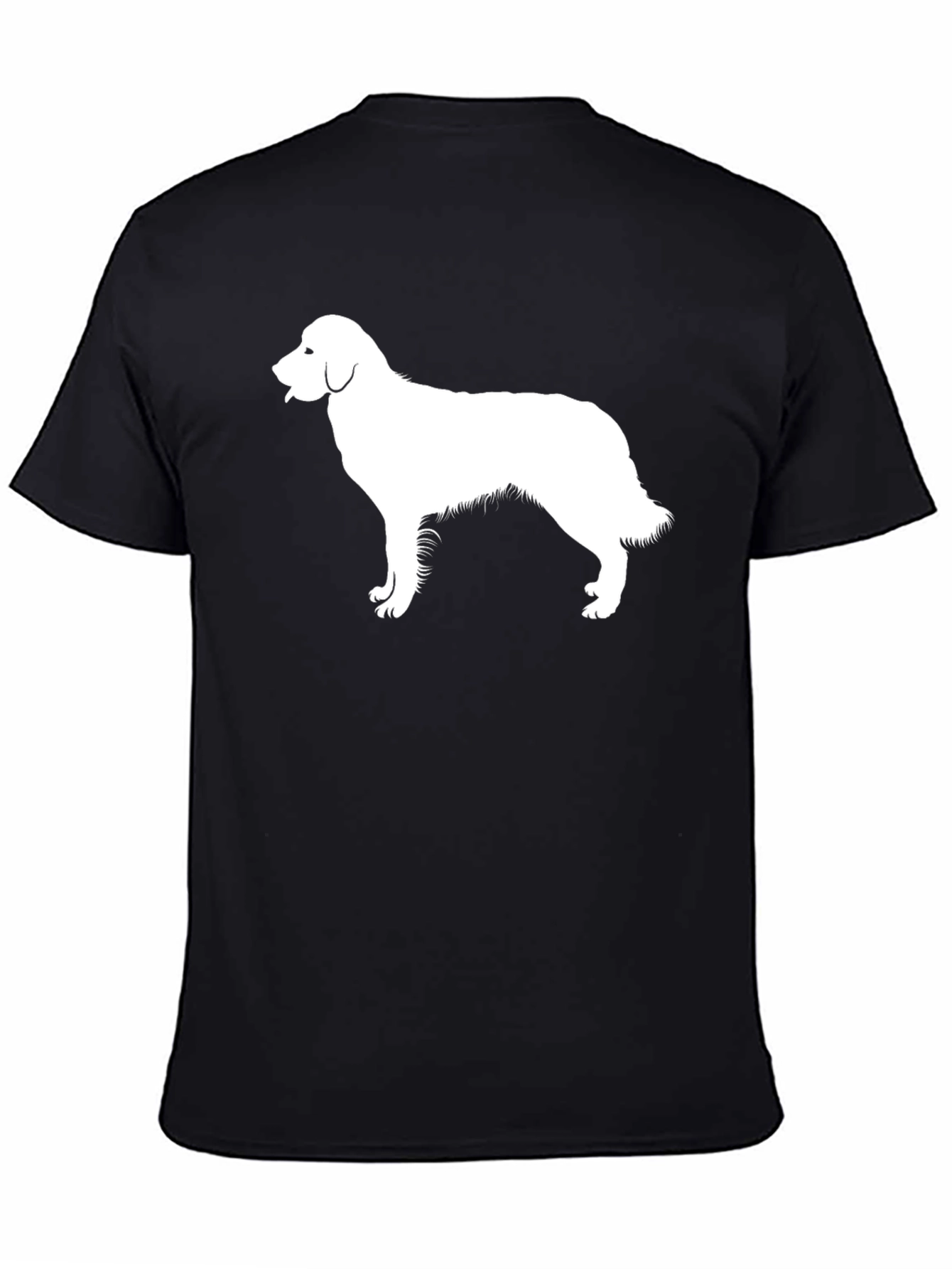 Black Dog Silhouette T-Shirt - Black view 4