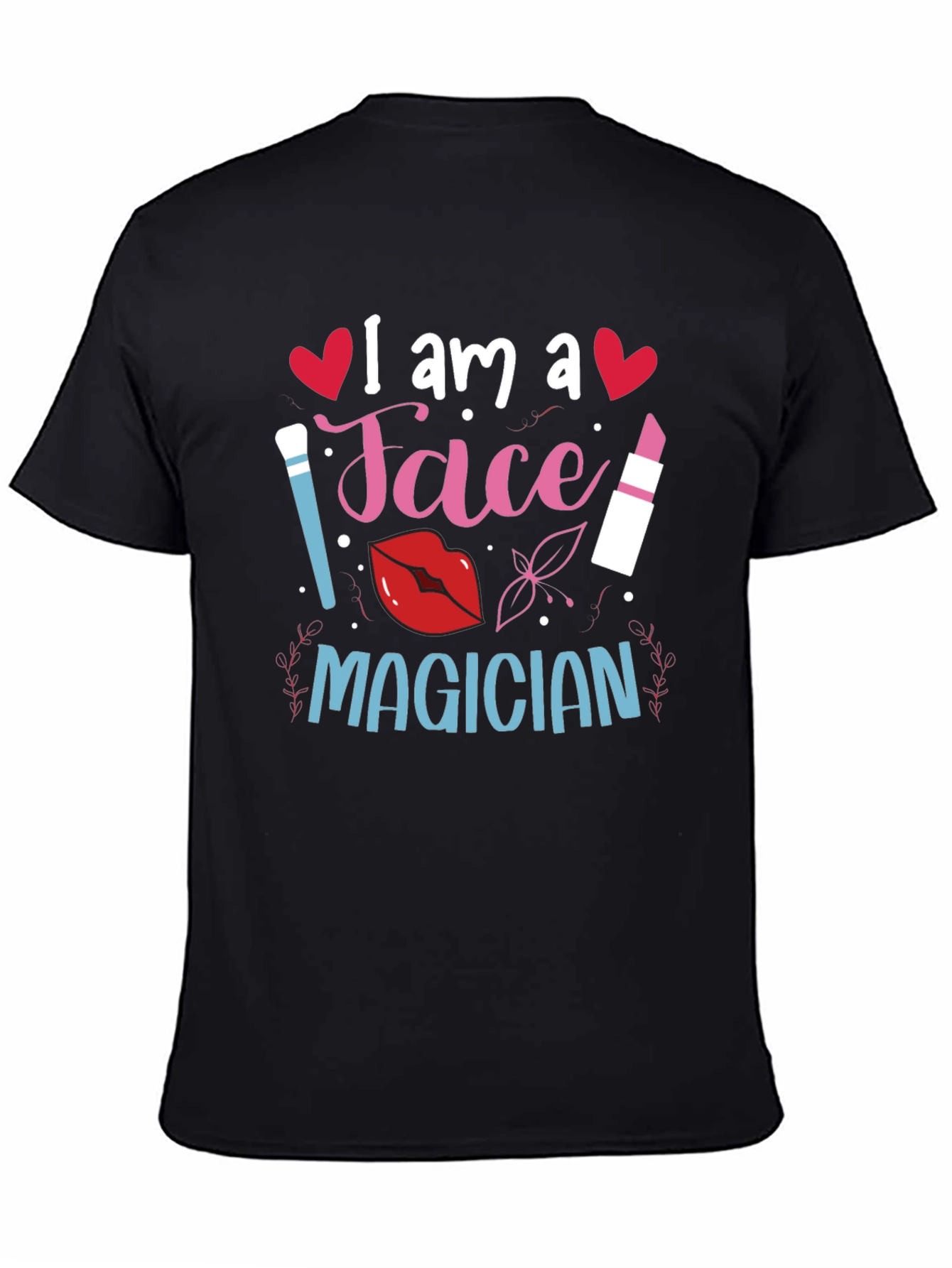 Black Face Magician Graphic T-Shirt view 4