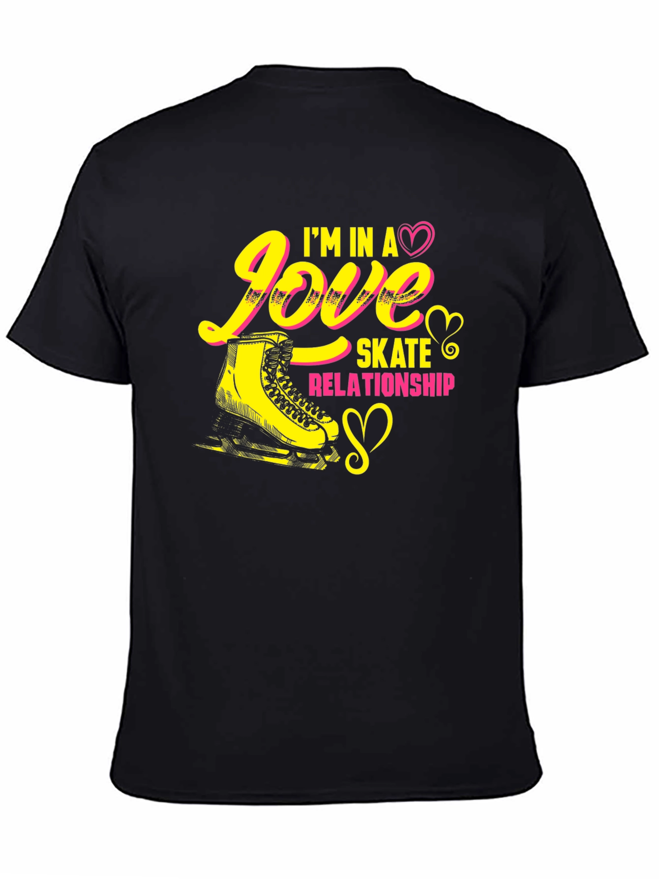 Black Love Skate Relationship T-Shirt view 4