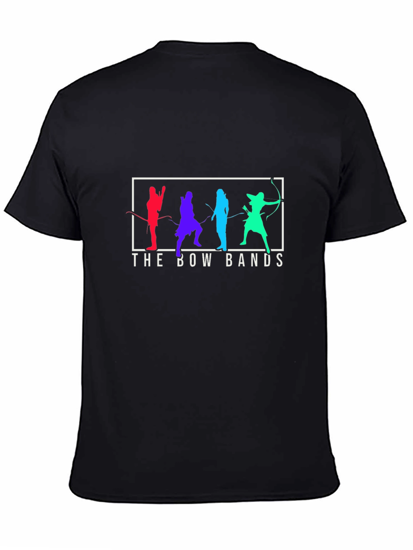 Black The Bow Bands Graphic T-Shirt view 4