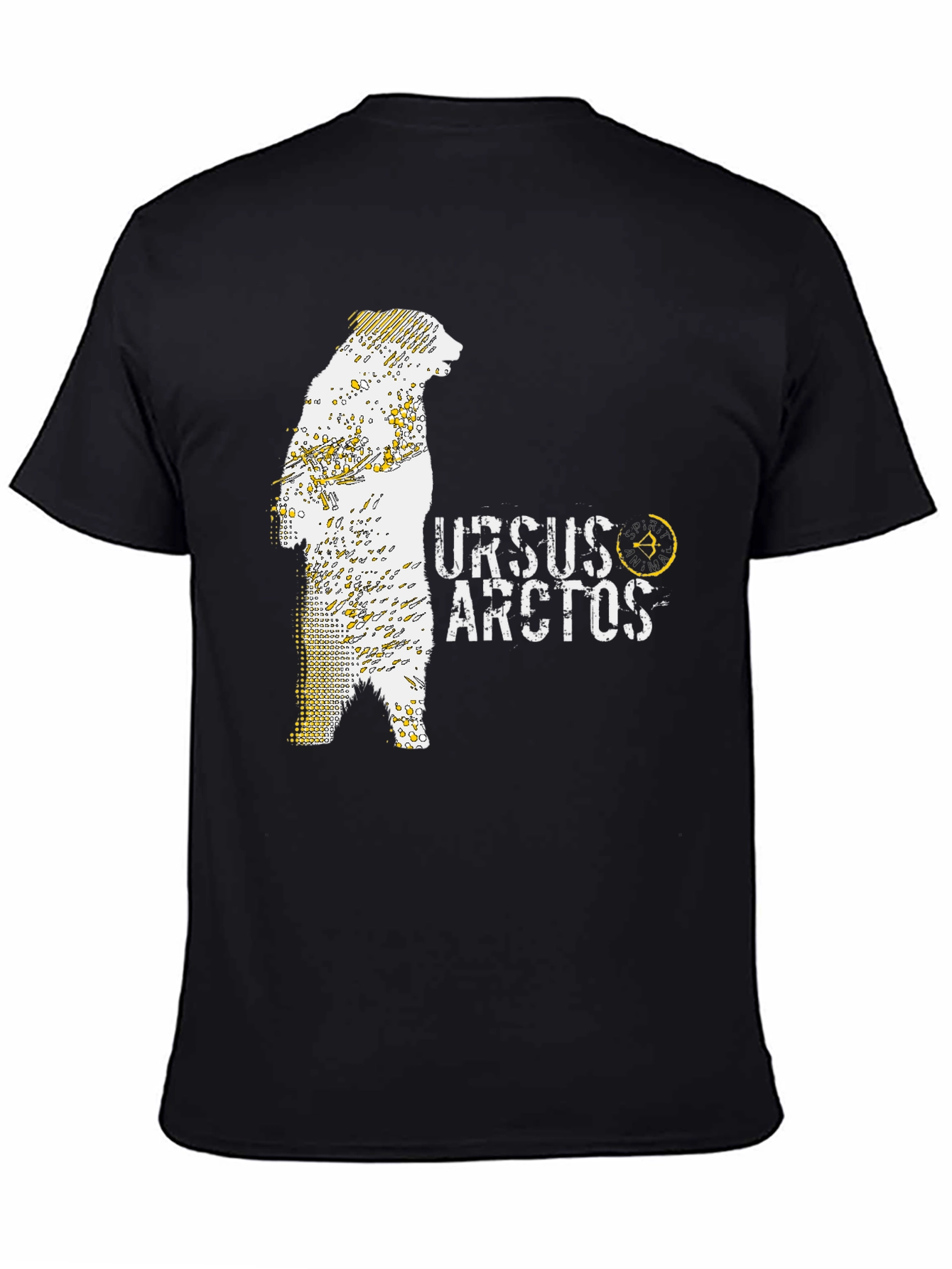 Black Ursus Arctos Bear Graphic Tee view 4