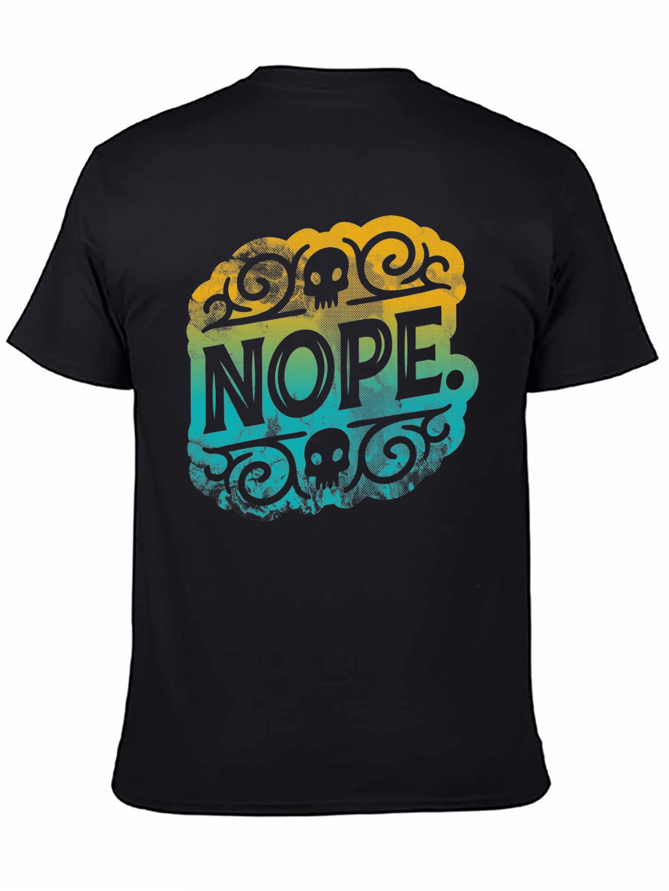 Black Nope Graphic T-Shirt view 4