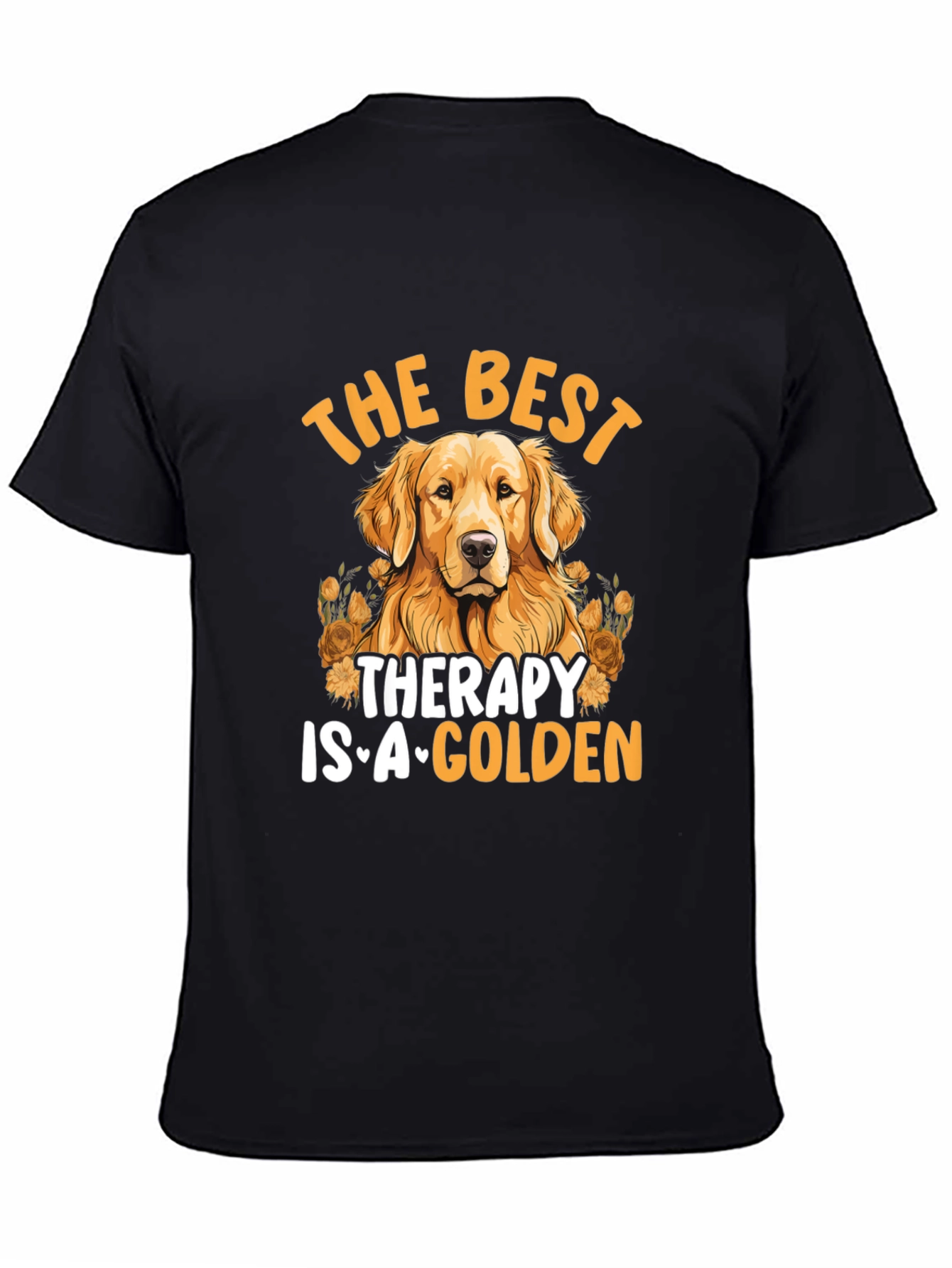 Best Therapy Golden Dog Graphic Tee - 4