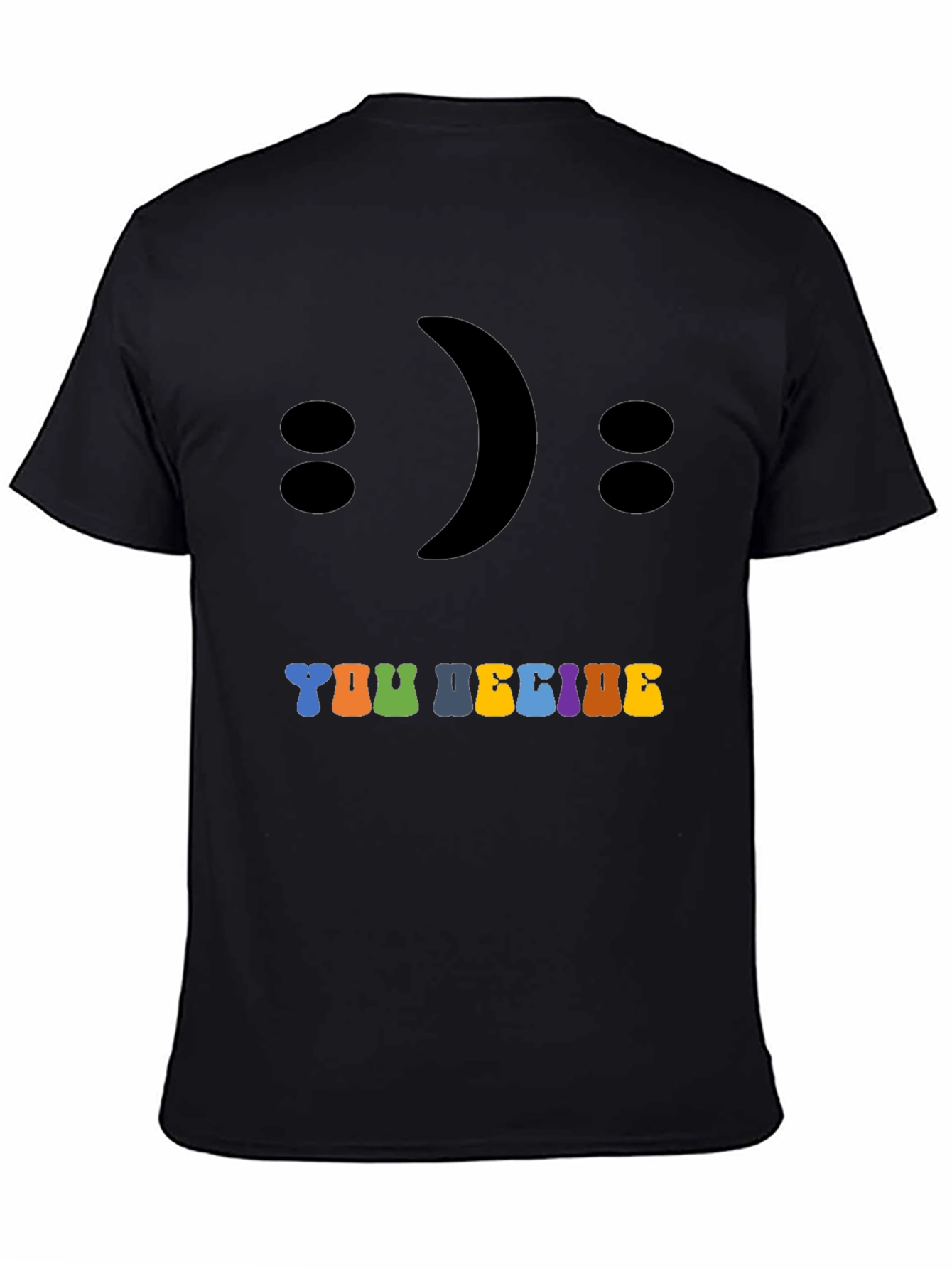 Black You Decide Graphic Tee view 4
