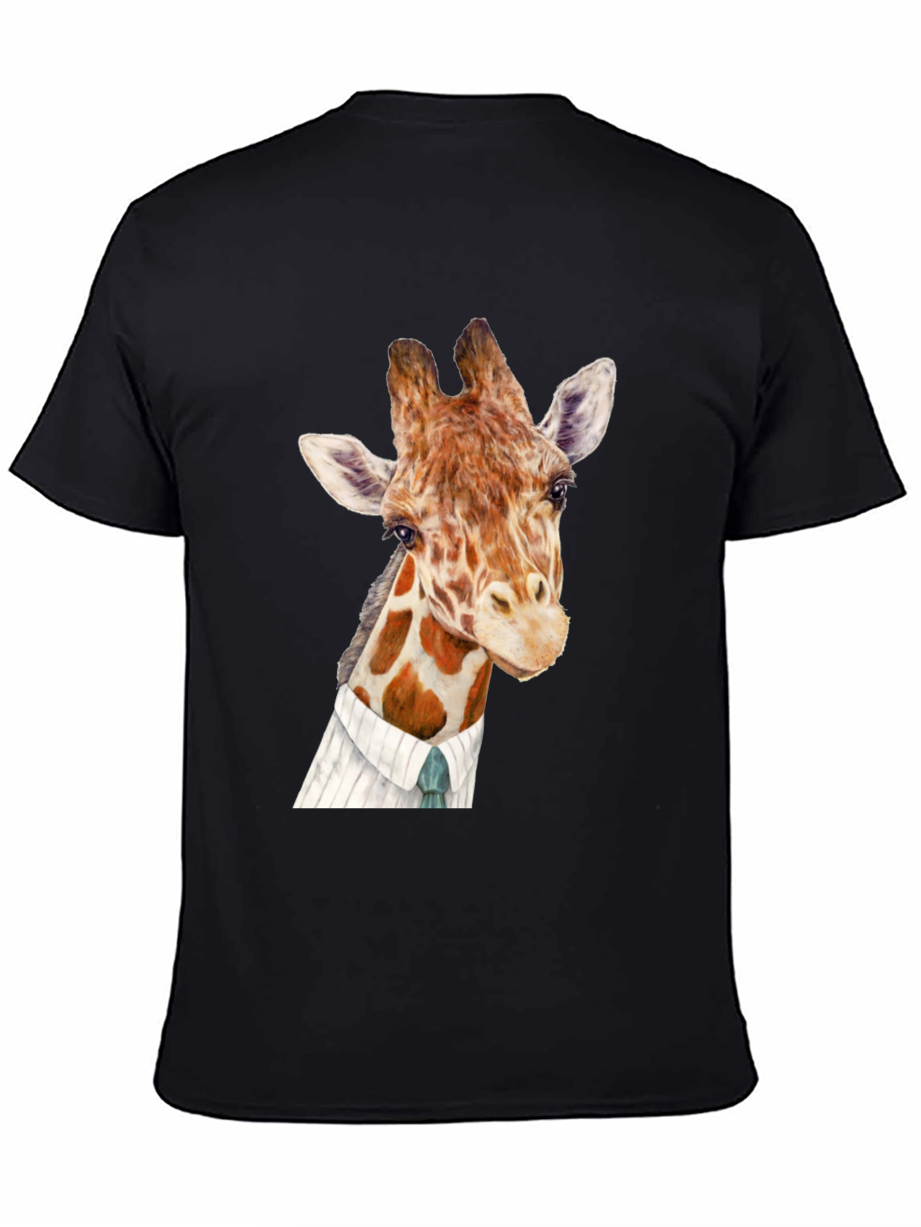 Giraffe in Suit Graphic T-Shirt - 4