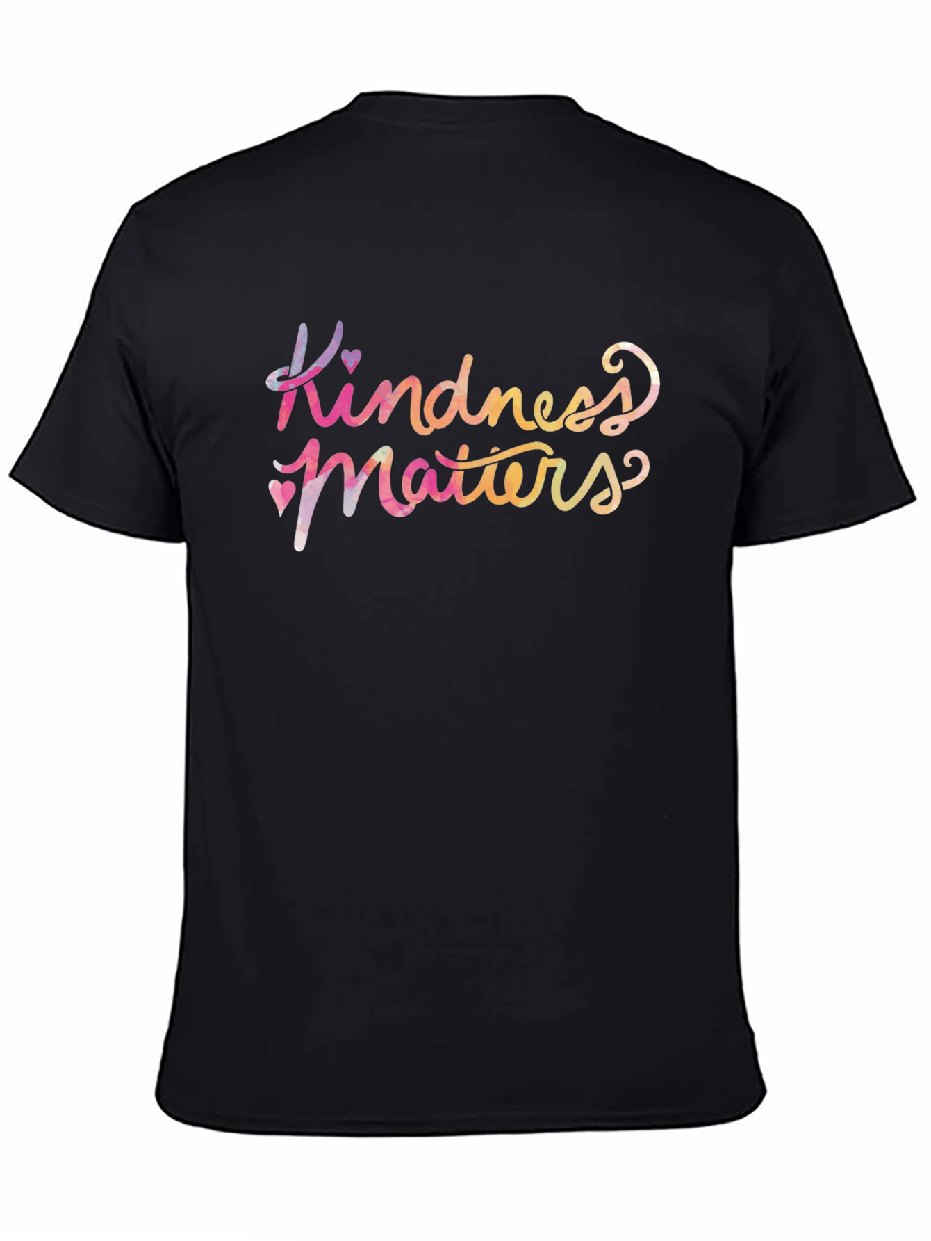 Black Kindness Matters Graphic Tee - Soft Cotton Unisex T-Shirt view 4