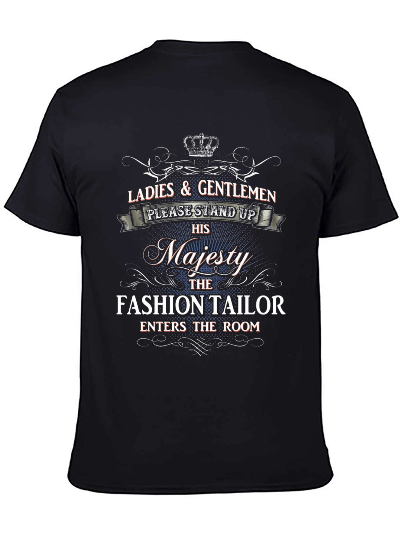 Black Majesty Fashion Tailor T-Shirt - Stand Out Style view 4