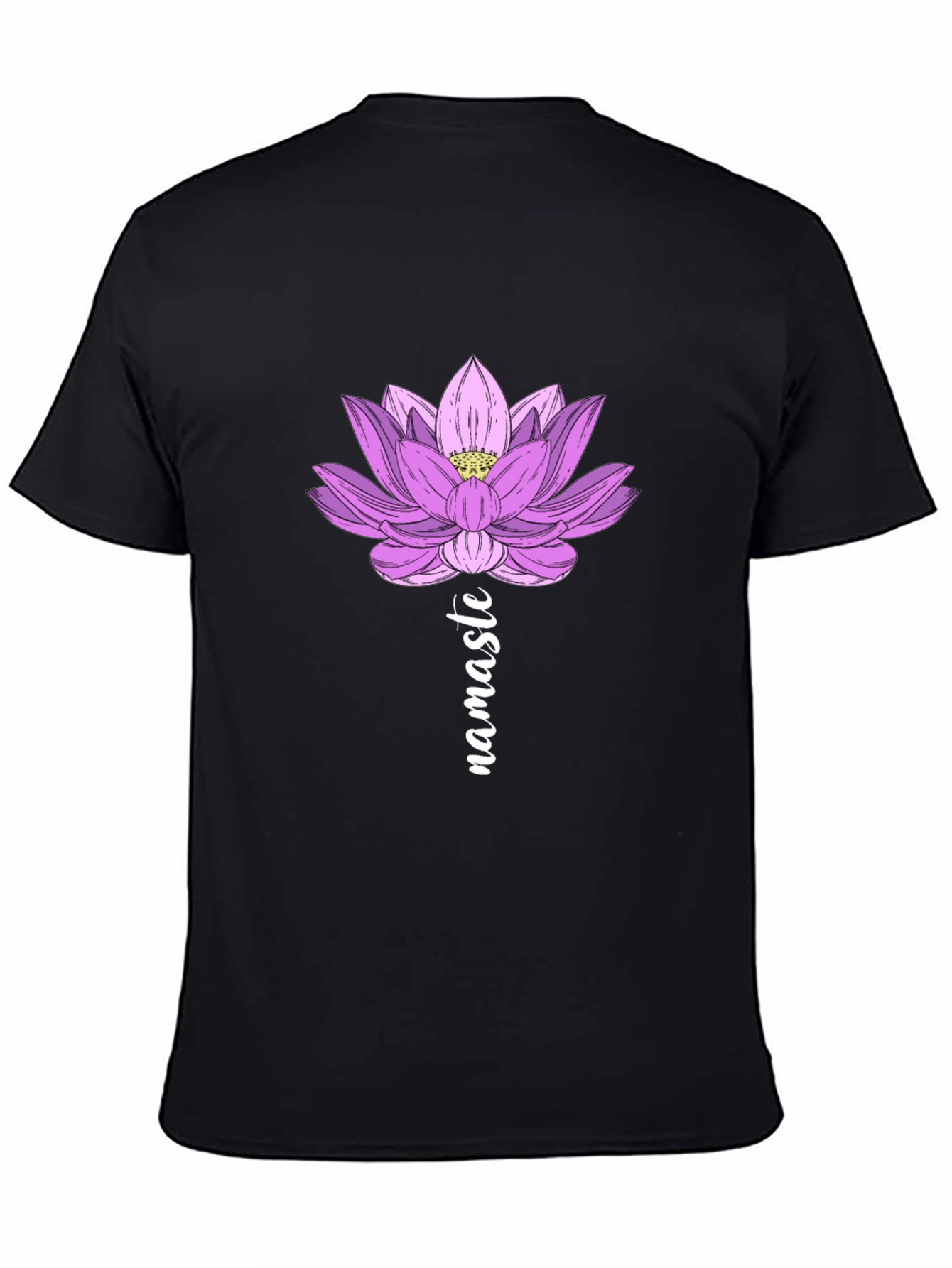 Lotus Namaste Graphic T-Shirt - Yoga Inspired Design - 4