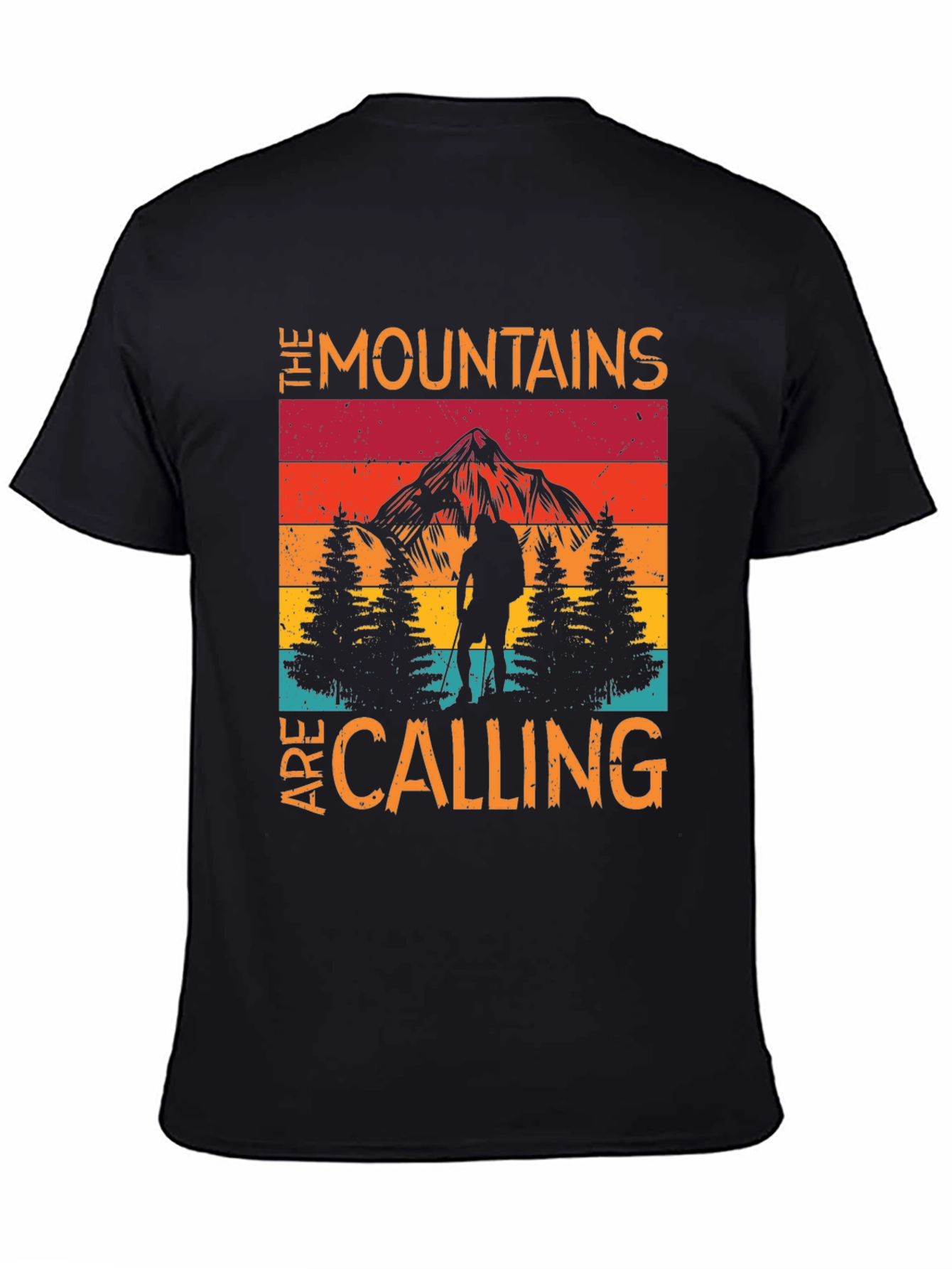 Black Mountains Are Calling Men's Graphic Tee view 4