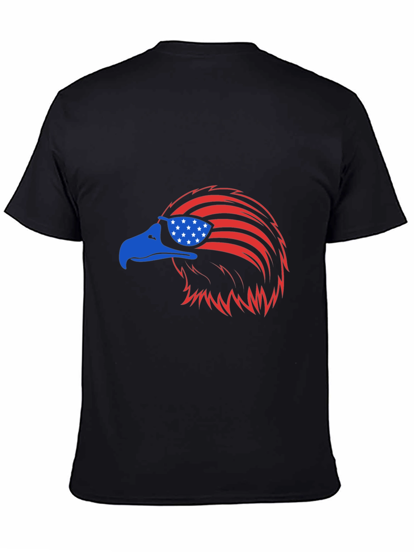 Black American Eagle Graphic Tee view 4