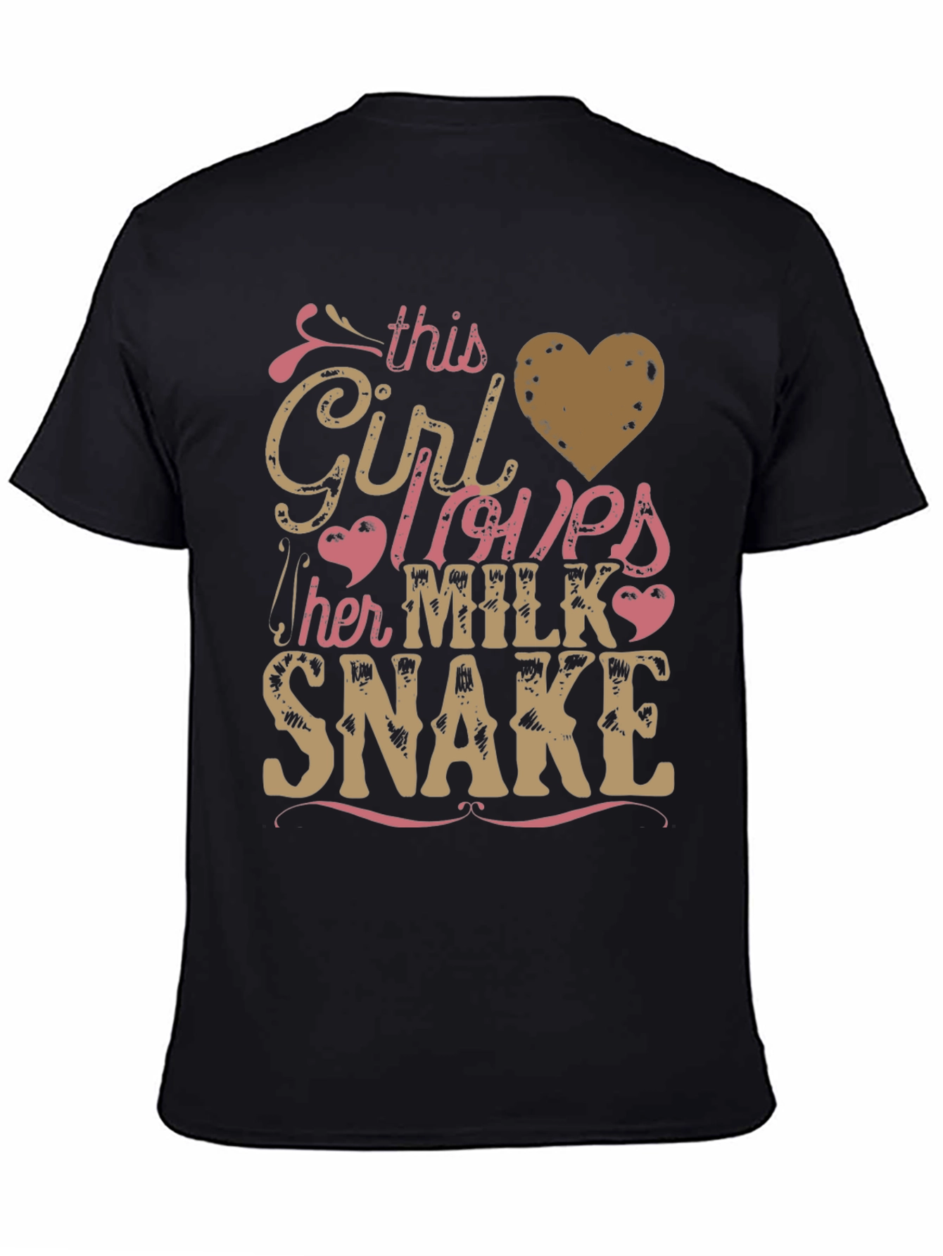Black Girl Loves Milk Snake T-Shirt view 4