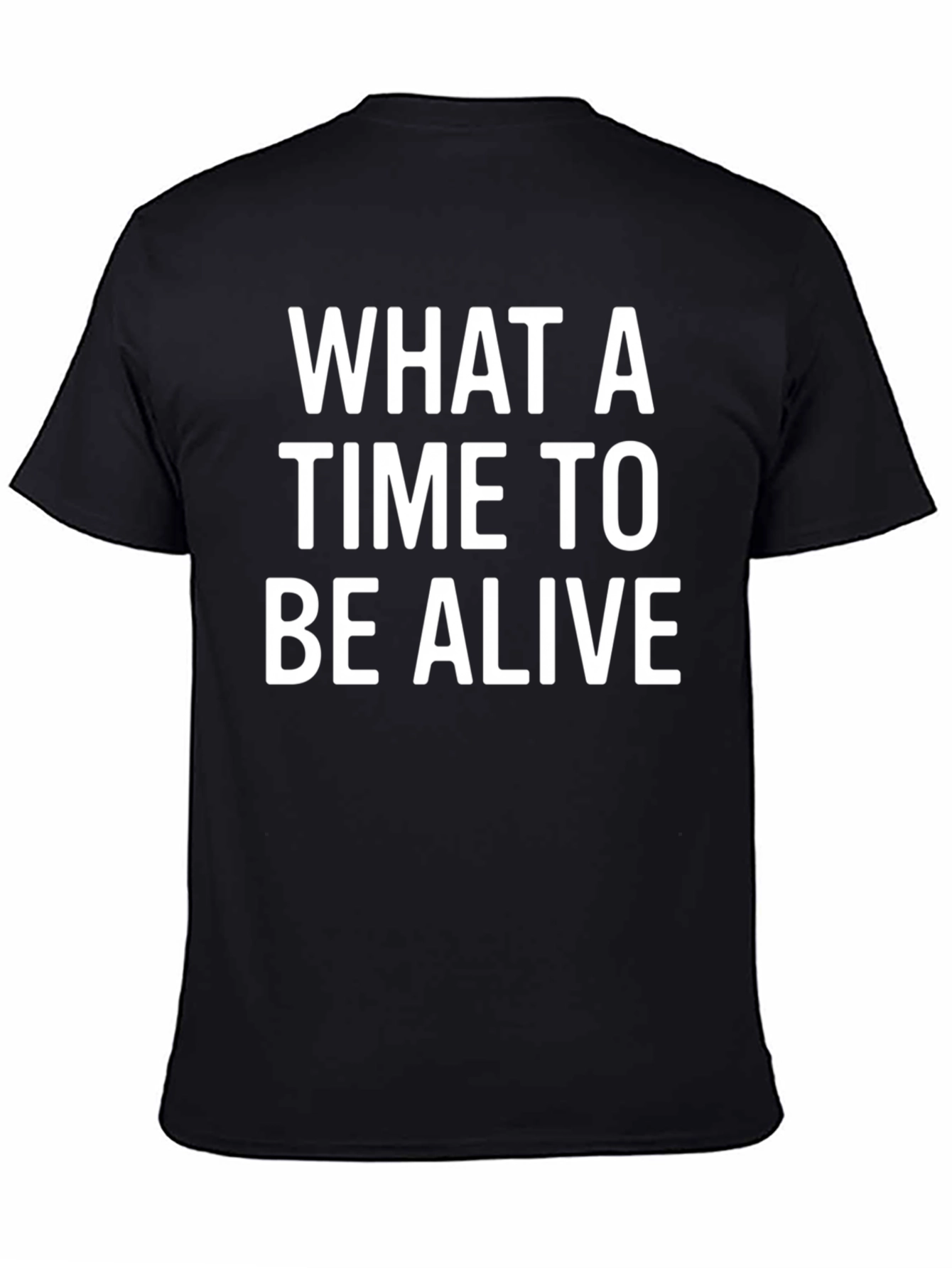 Black What a Time to Be Alive T-Shirt view 4