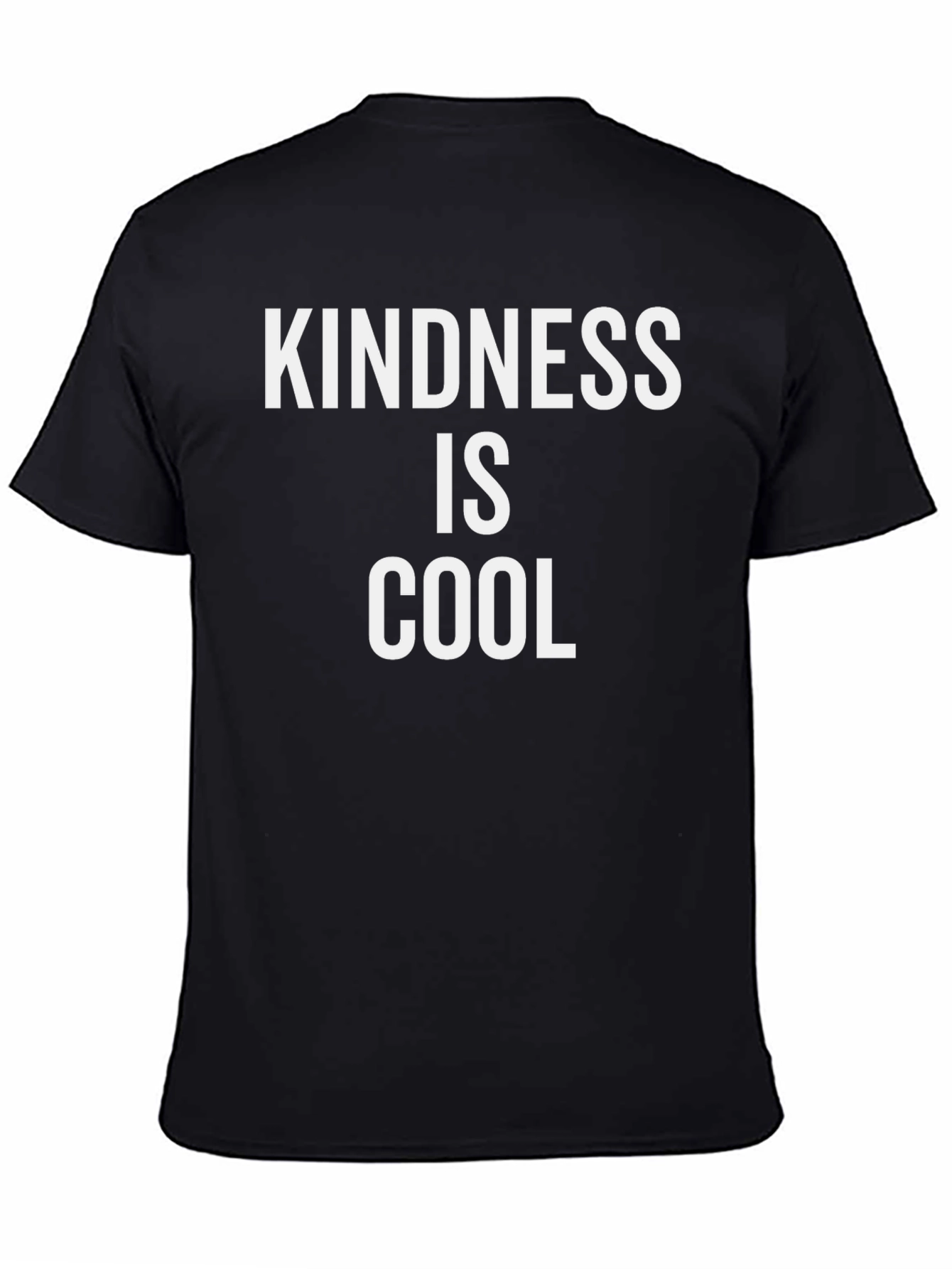 Black Kindness Is Cool Black T-Shirt view 4