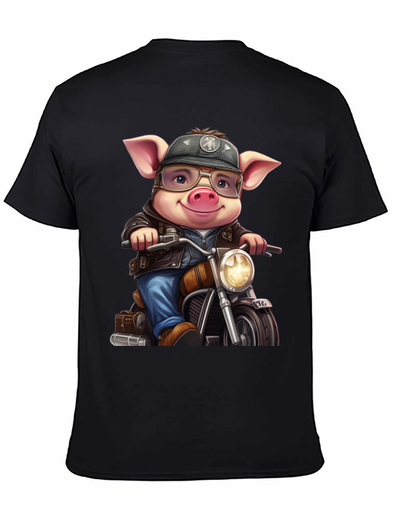 Pig Biker T-Shirt - 4