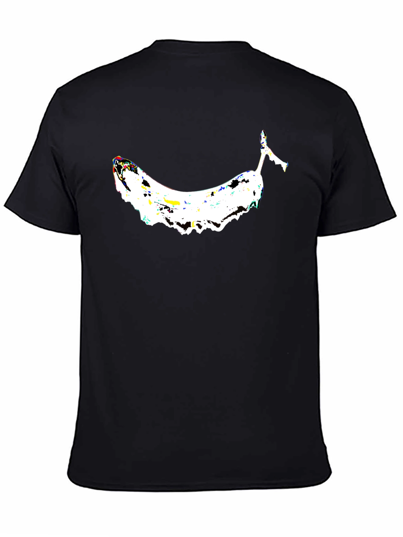 Black Melting Banana Graphic Tee - Cool & Quirky view 4