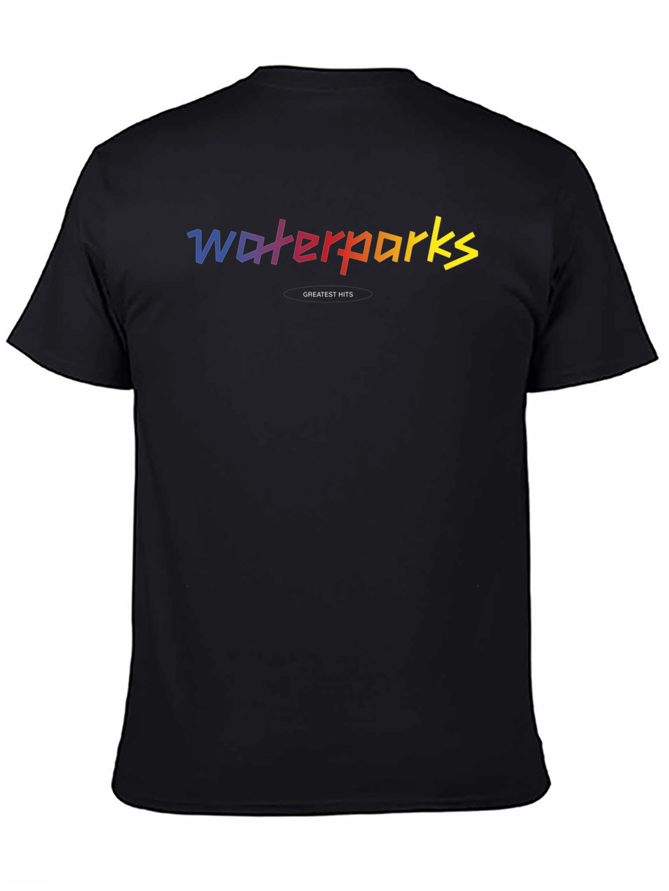 Black Waterparks Greatest Hits Black T-Shirt view 4