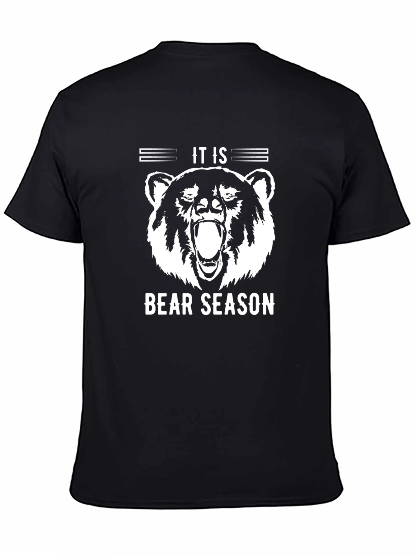 Black It Is Bear Season Graphic Tee view 4