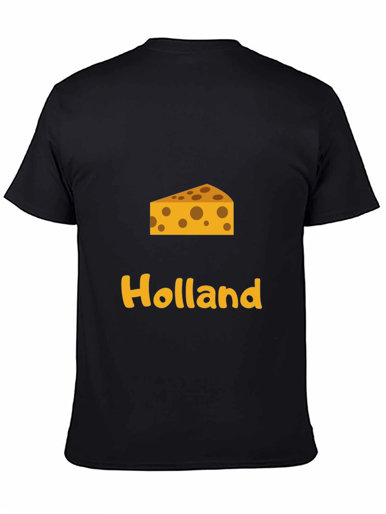 Holland Cheese Graphic T-Shirt - Black - 4