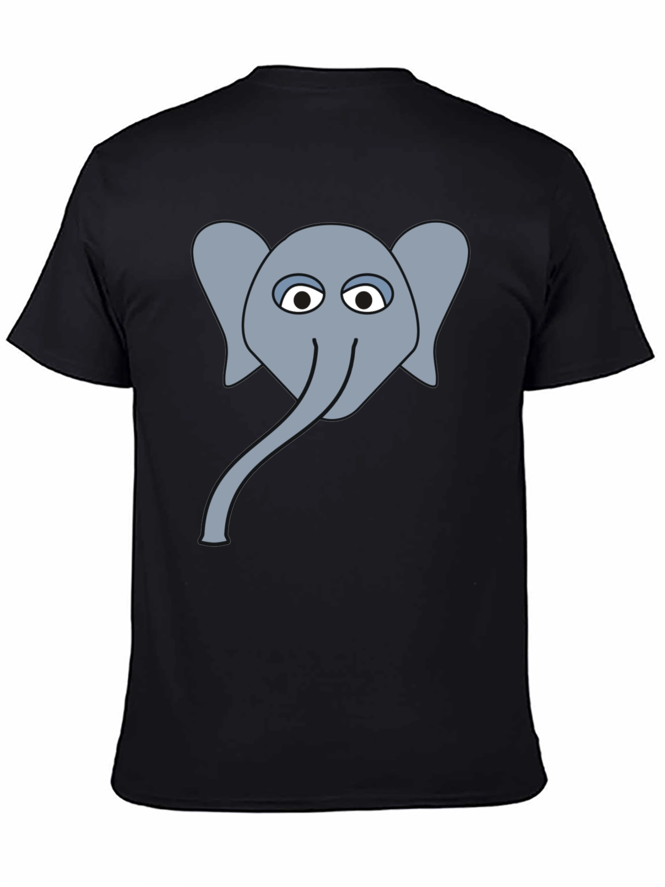 Black Elephant Graphic Tee - Men's Black T-Shirt view 4