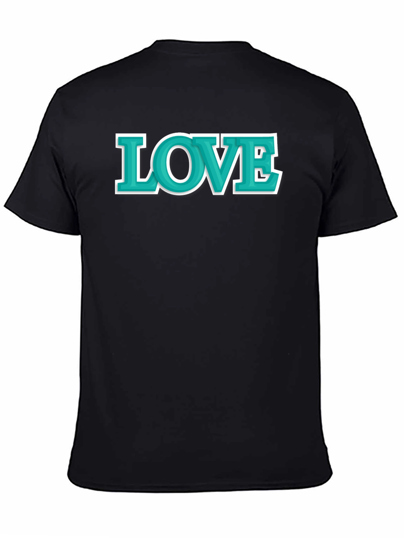 Black Love Graphic T-Shirt - Stylish Comfort view 4