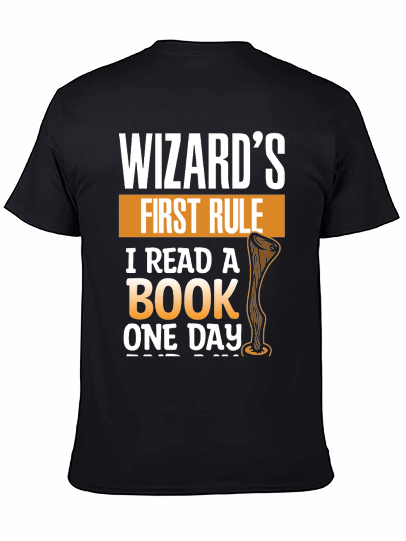 Black Wizard's First Rule Novelty T-Shirt view 4