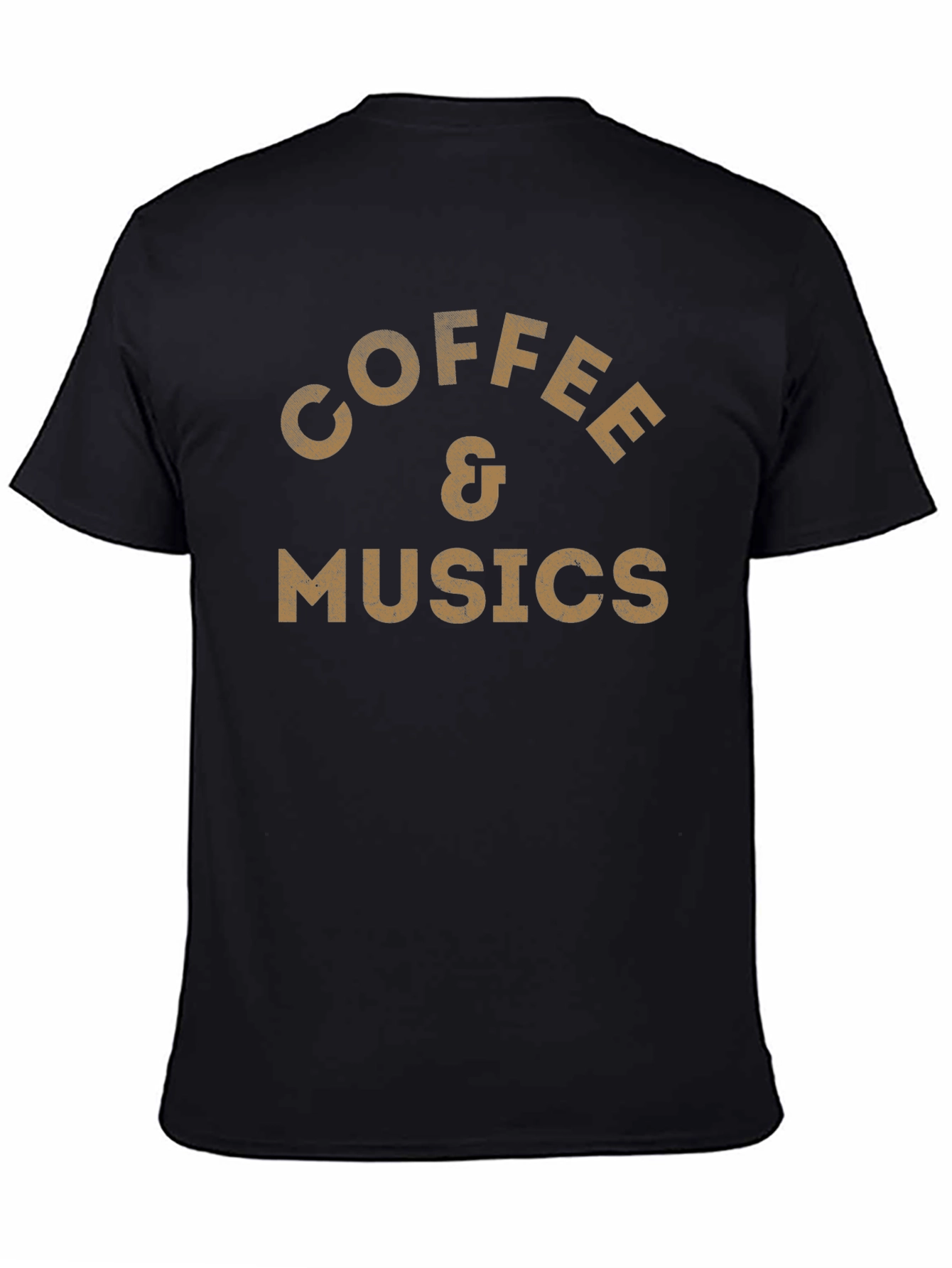 Black Coffee & Music Graphic T-Shirt - Black view 4
