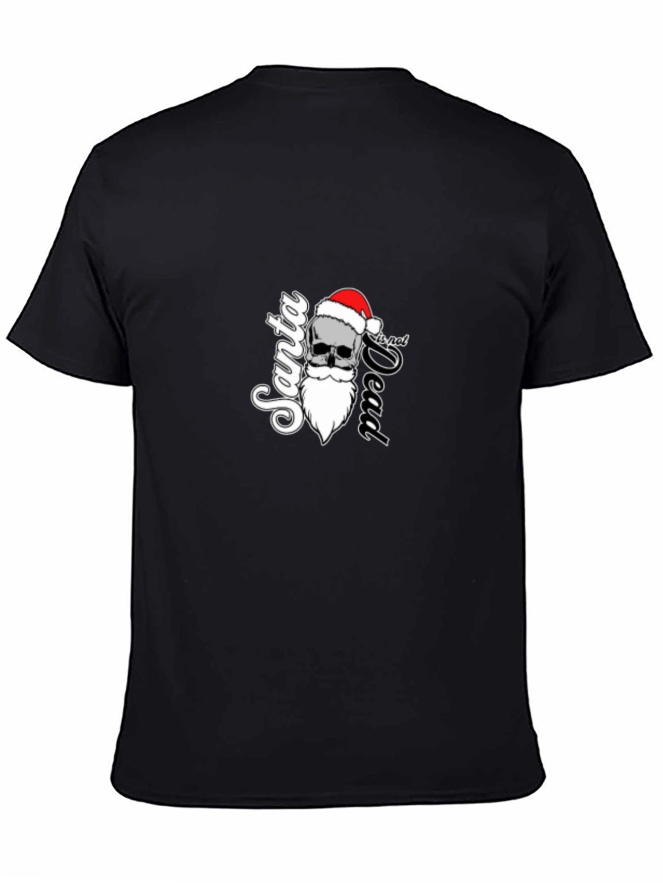 Black Santa is not Dead Graphic T-Shirt view 4