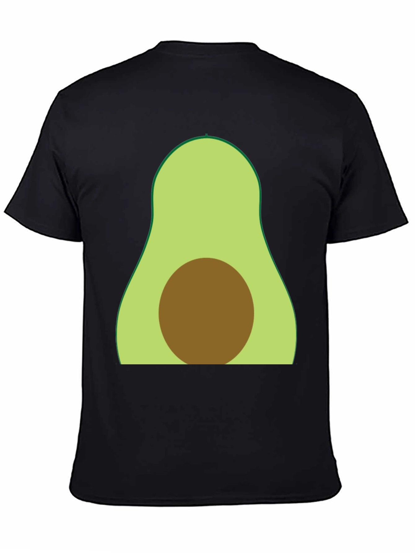 Black Avocado Graphic Tee - Soft Cotton Blend view 4