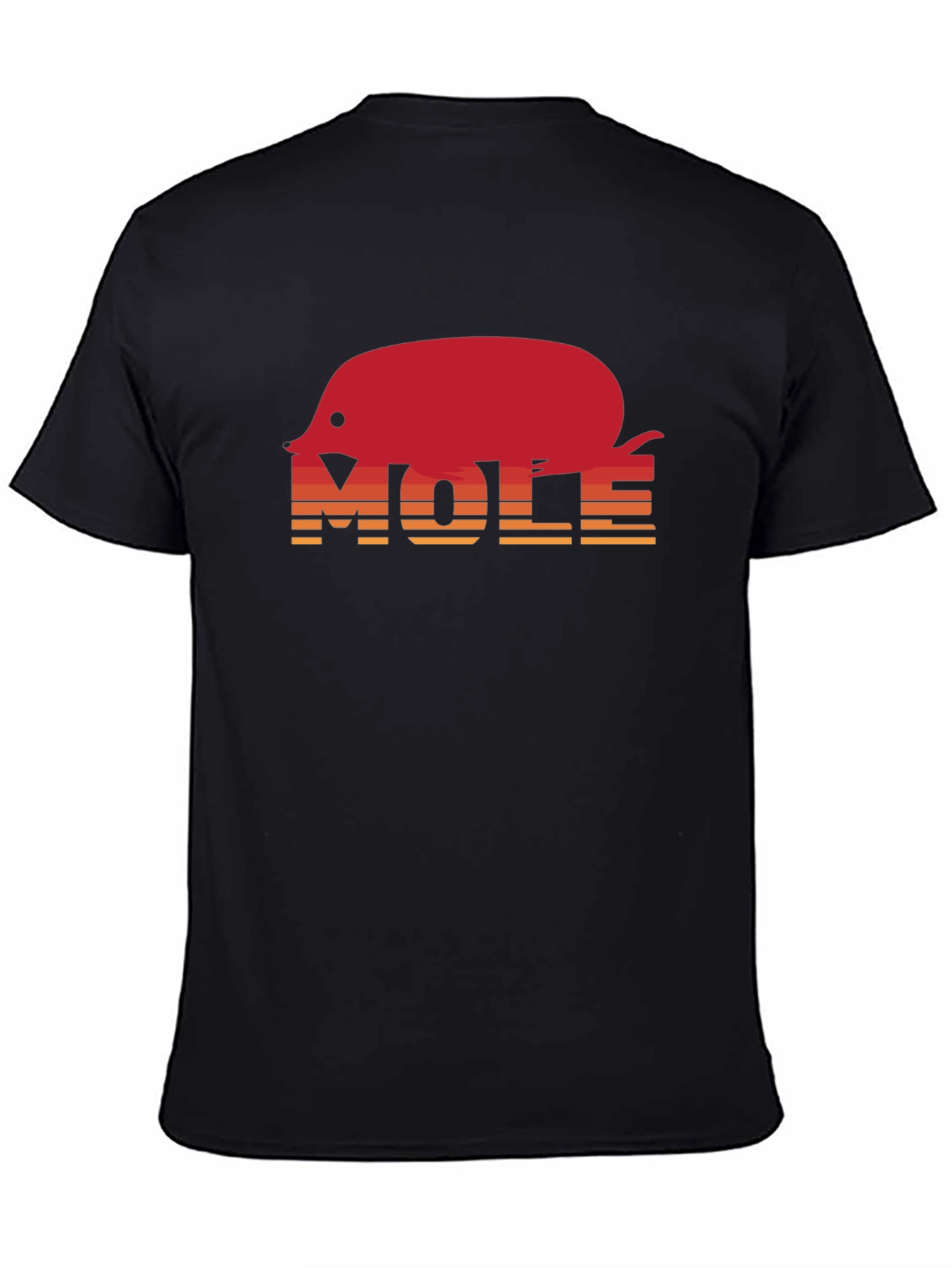Black Mole Graphic Tee - Retro Style view 4