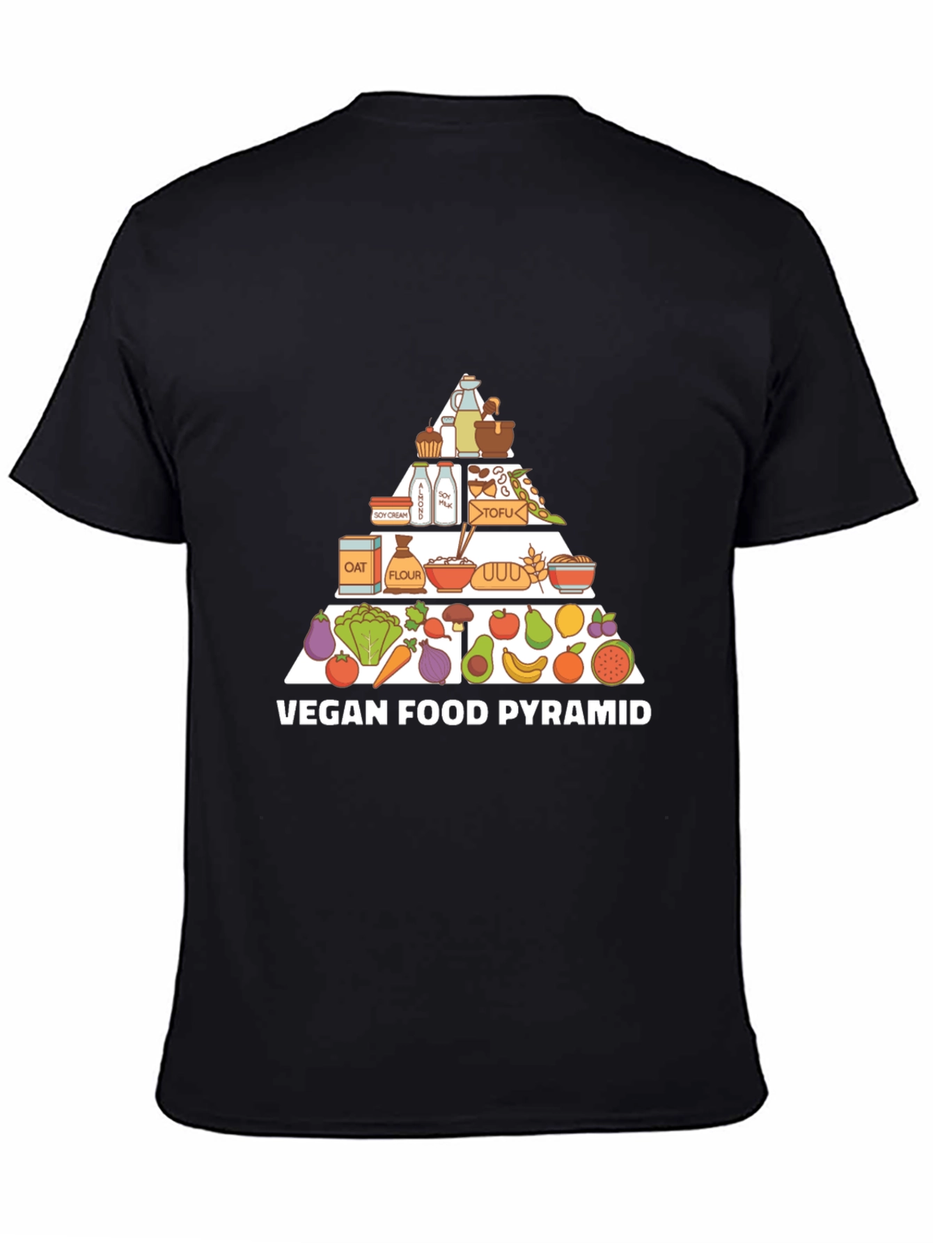 Vegan Food Pyramid T-Shirt - 4
