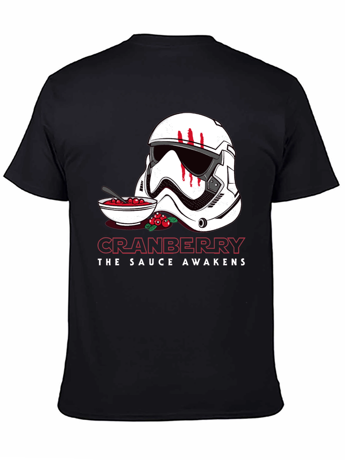 Black Cranberry The Sauce Awakens T-Shirt view 4