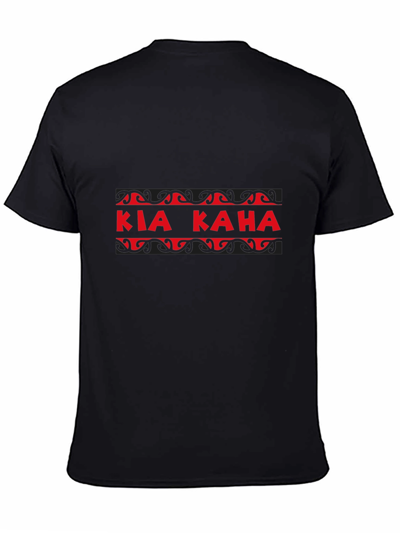 Black Kia Kaha Graphic Tee - Black view 4