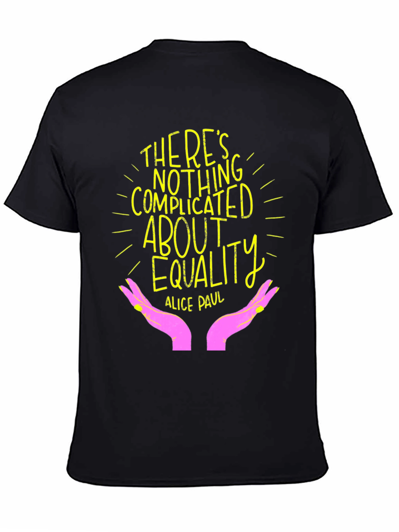 Black Equality T-Shirt - Empowering Statement Tee view 4
