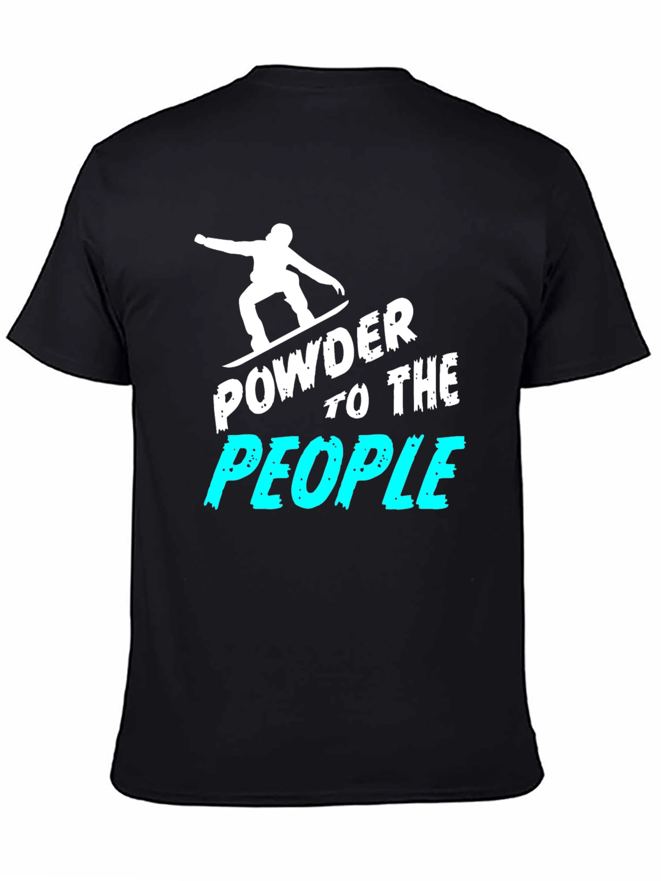 Black Powder to the People Black Graphic Tee view 4